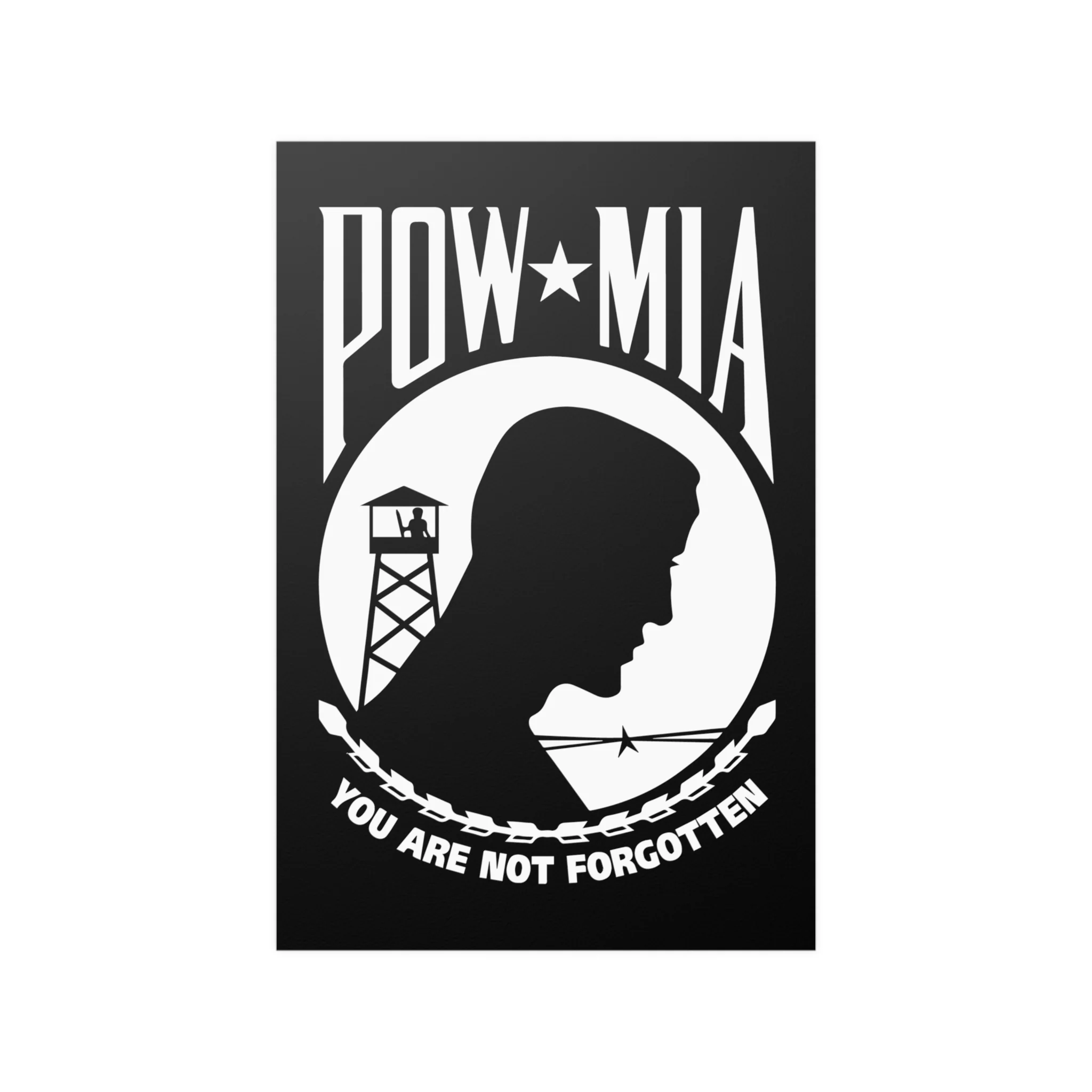 POW-MIA Poster "You Are Not Forgotten" - Image 5