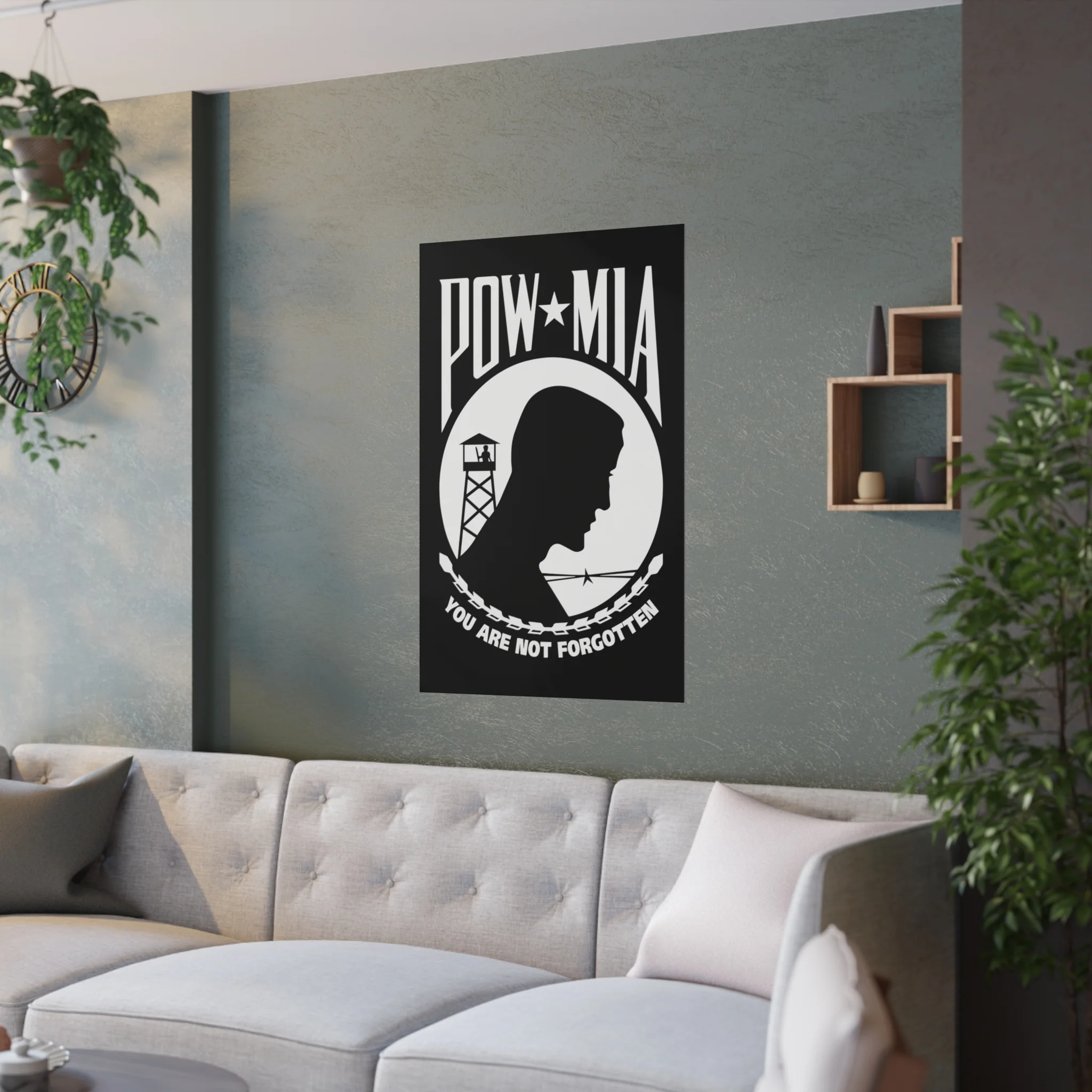 POW-MIA Poster "You Are Not Forgotten" - Image 7
