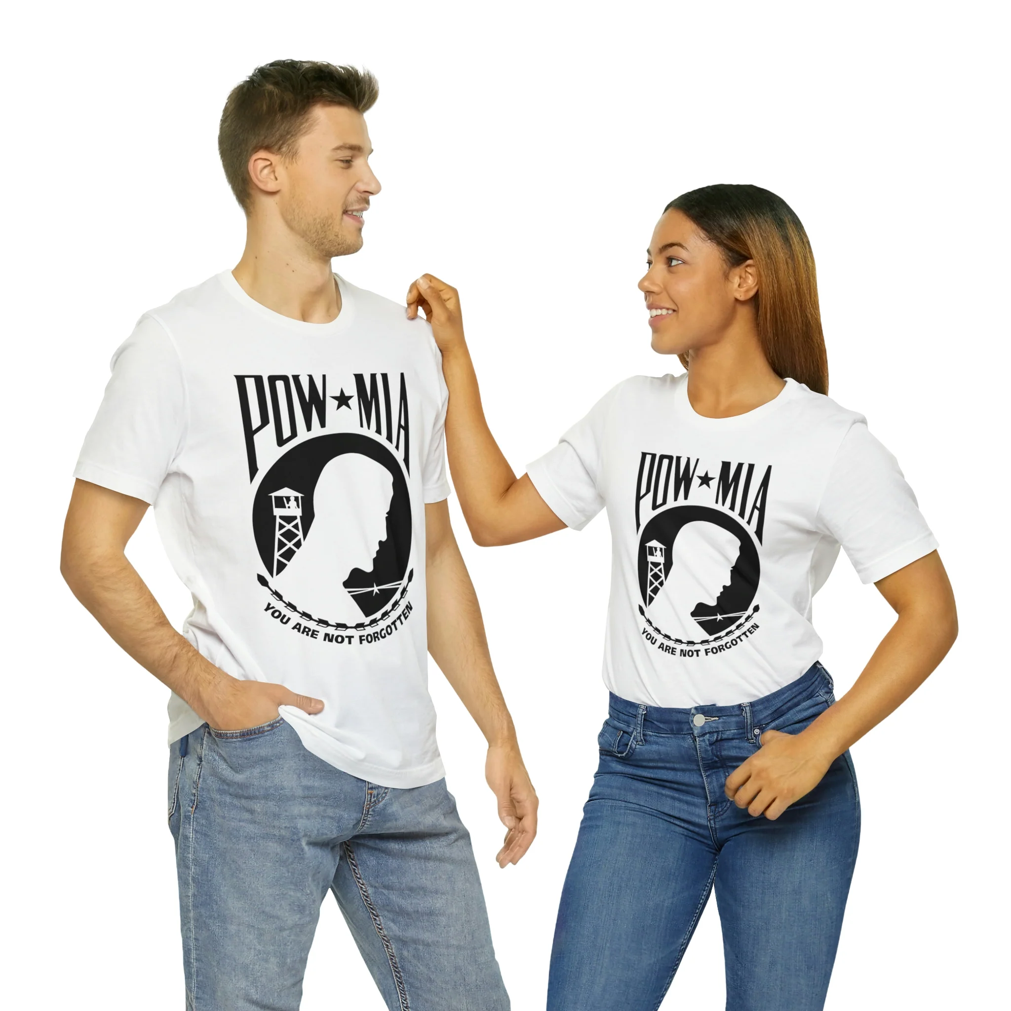 POW-MIA T Shirt: Bella + Canvas 3001 - Image 13