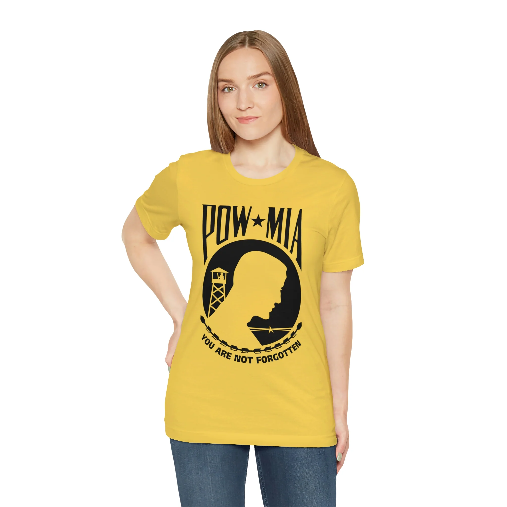 POW-MIA T Shirt: Bella + Canvas 3001 - Image 16