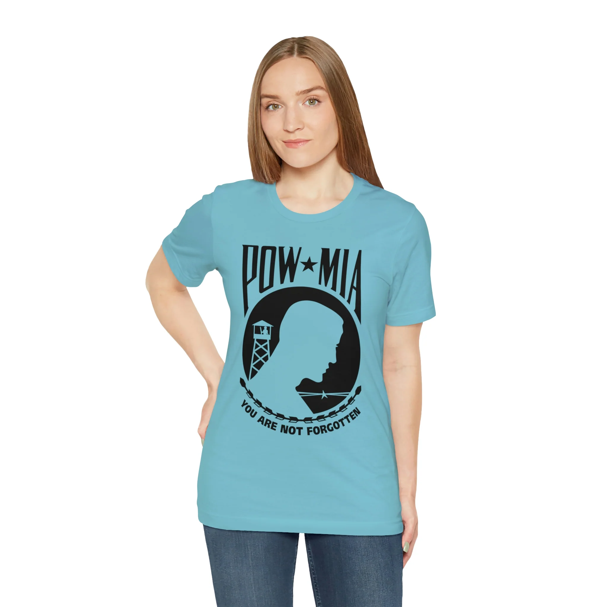 POW-MIA T Shirt: Bella + Canvas 3001 - Image 34