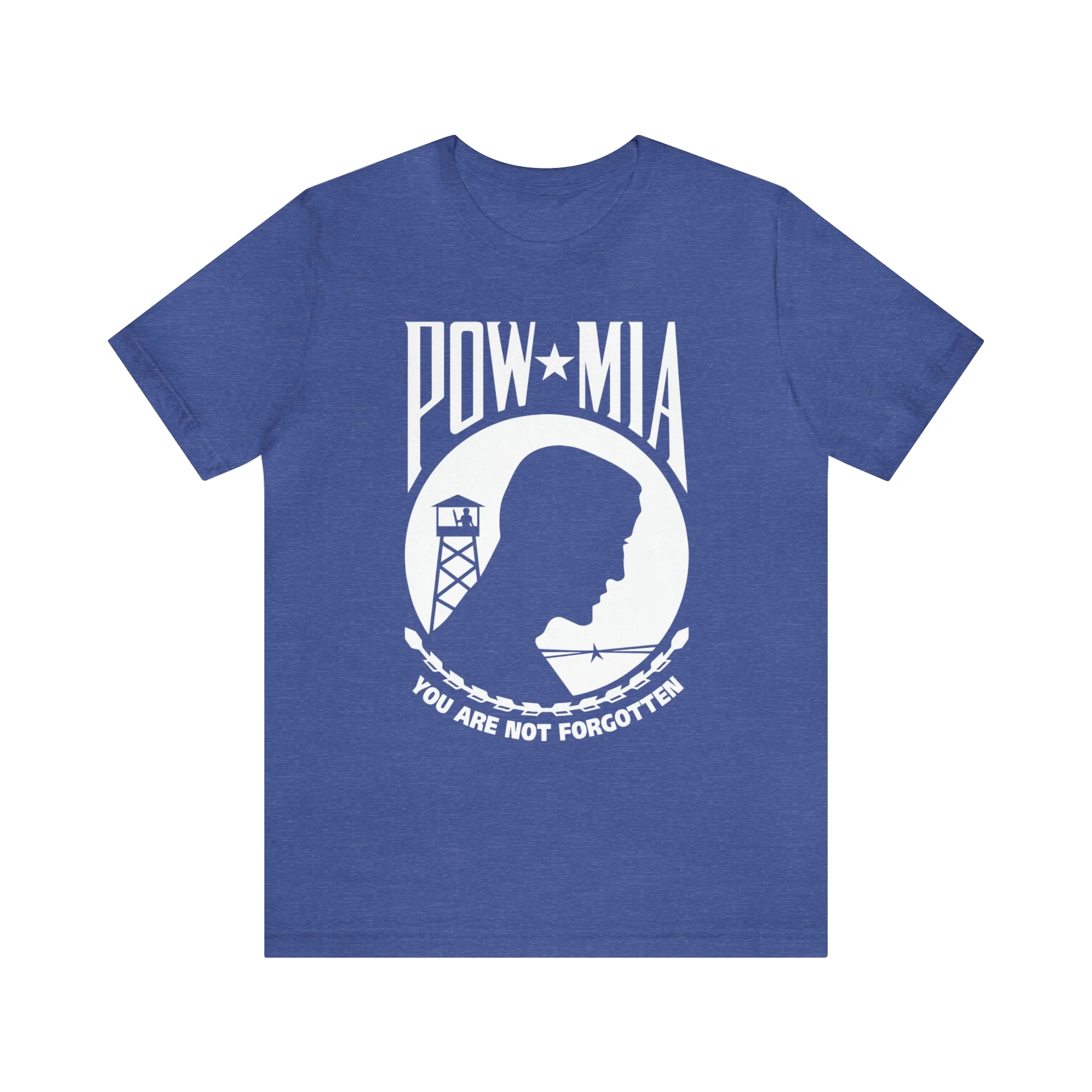 POW-MIA T Shirt: Bella + Canvas 3001 - Image 51