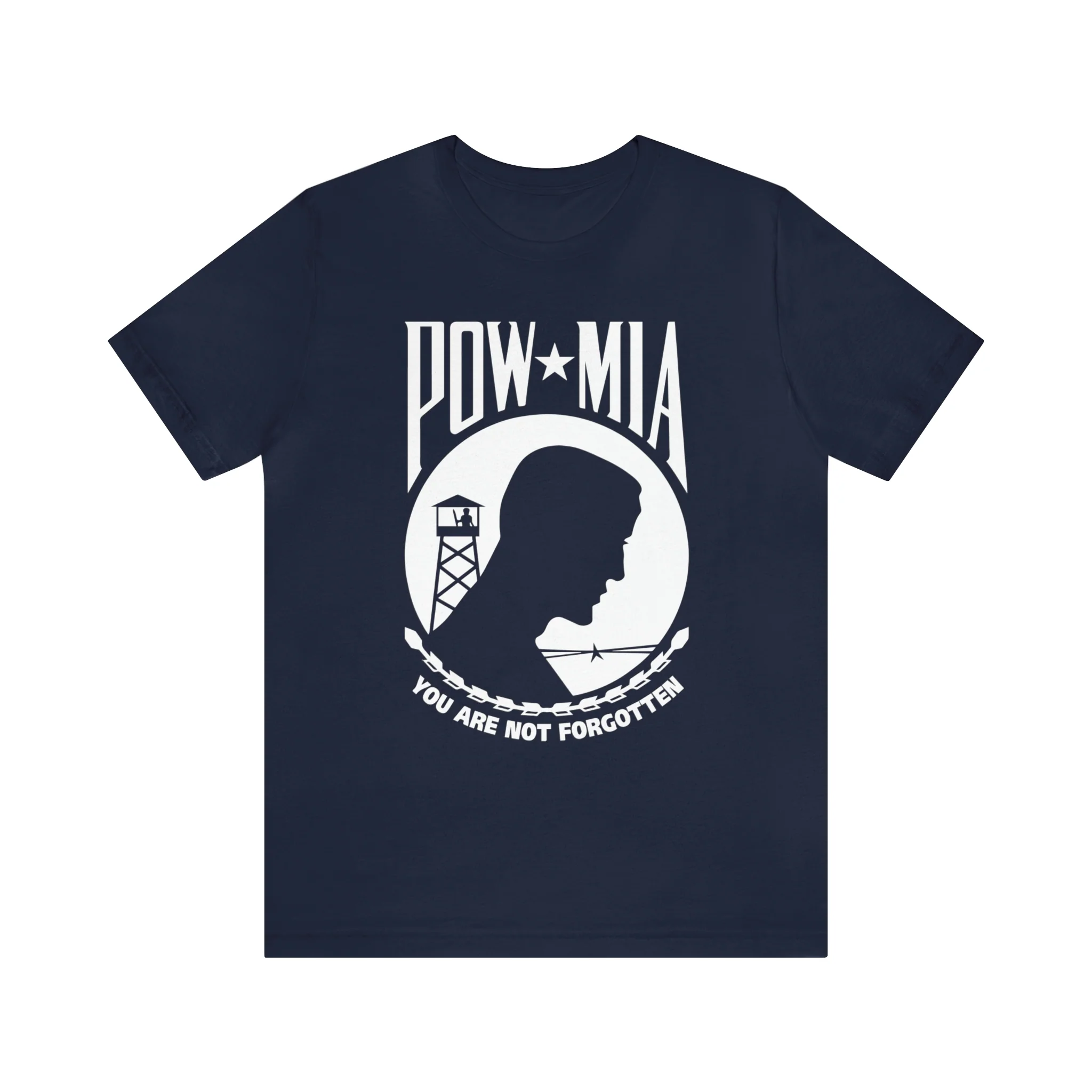 POW-MIA T Shirt: Bella + Canvas 3001 - Image 57