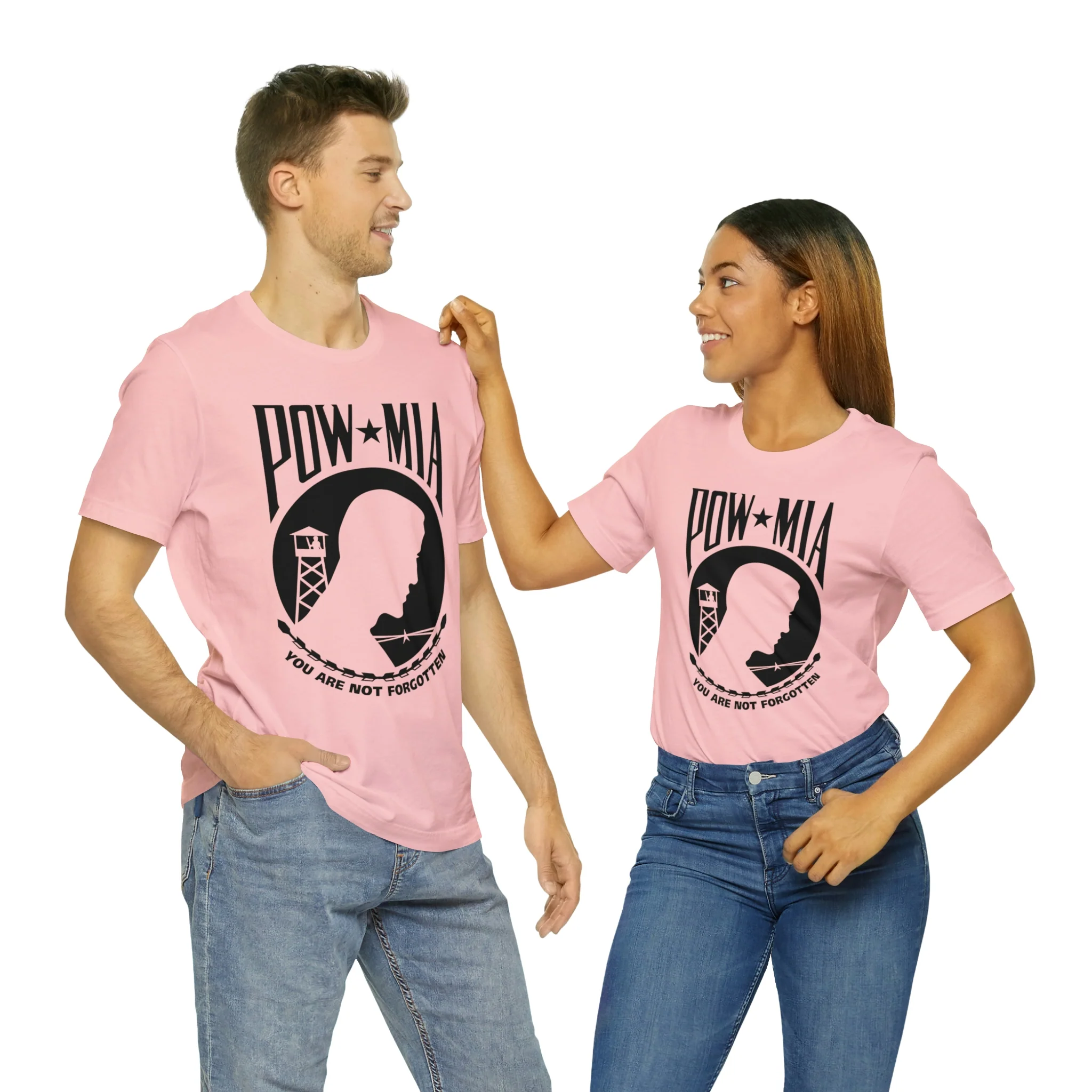 POW-MIA T Shirt: Bella + Canvas 3001 - Image 85