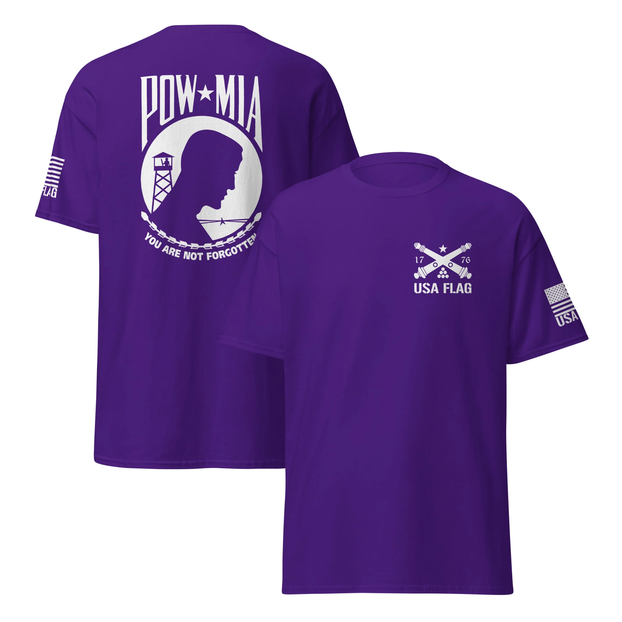 POW-MIA T-Shirt | DTF Printing | Unisex Classic Tee | Gildan 5000 - Image 16