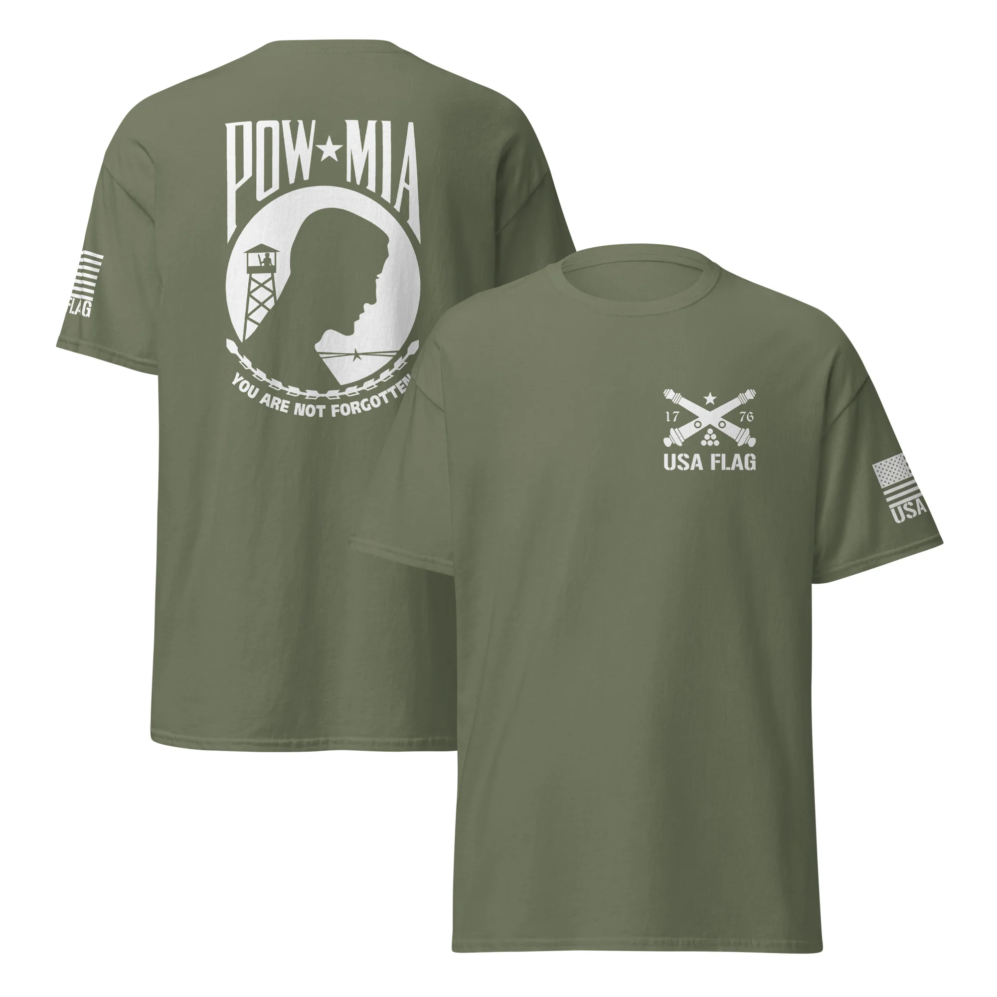 POW-MIA T-Shirt | DTF Printing | Unisex Classic Tee | Gildan 5000 - Image 24