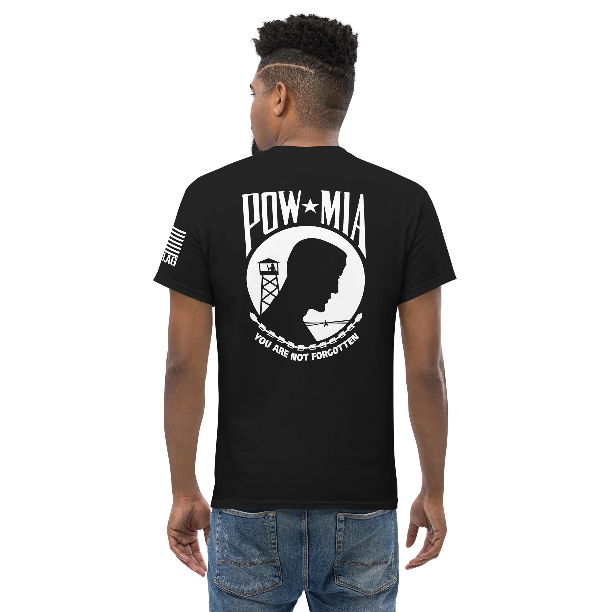 POW-MIA T-Shirt | DTF Printing | Unisex Classic Tee | Gildan 5000 - Image 7