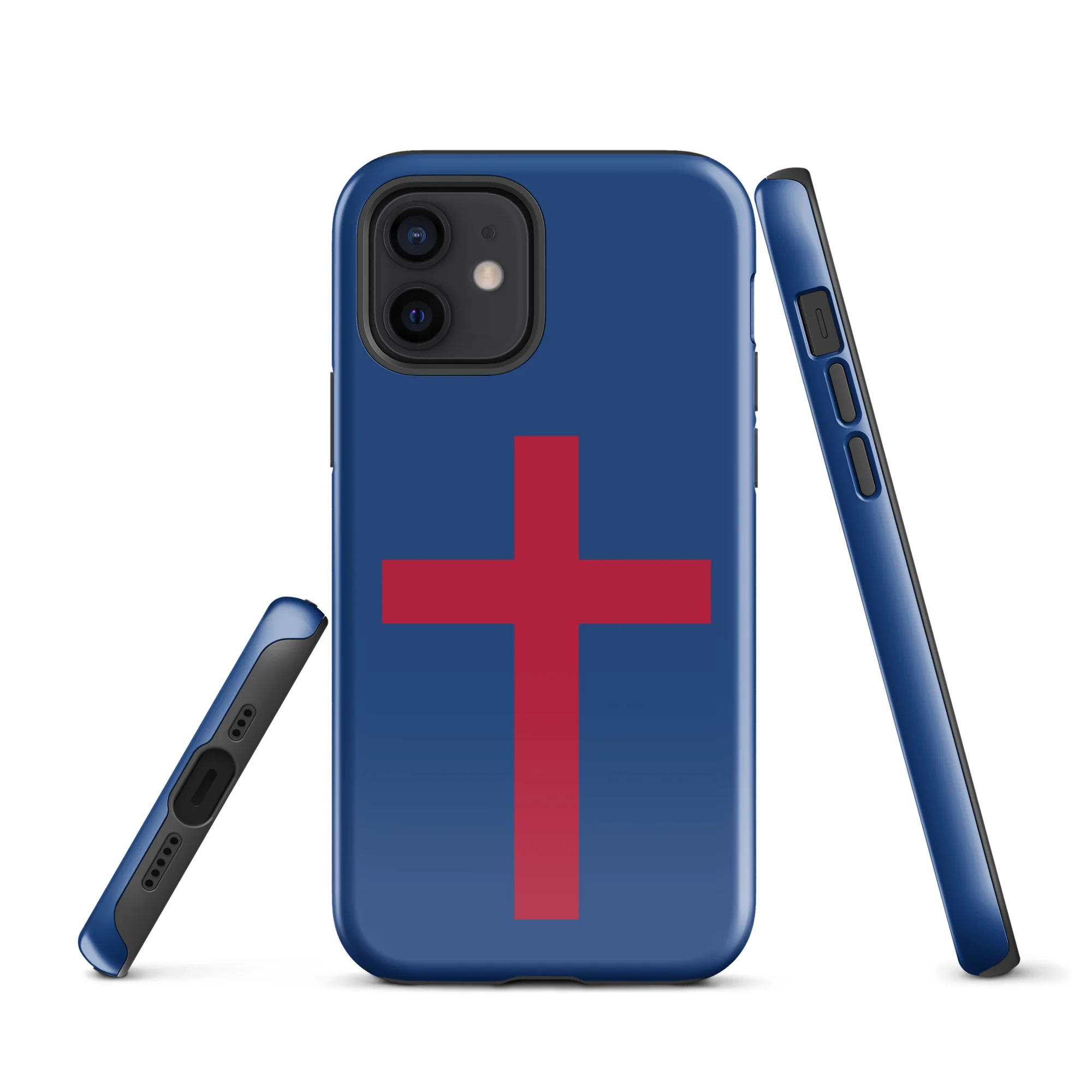 Red Christian Cross Tough Case for iPhone® - Image 10