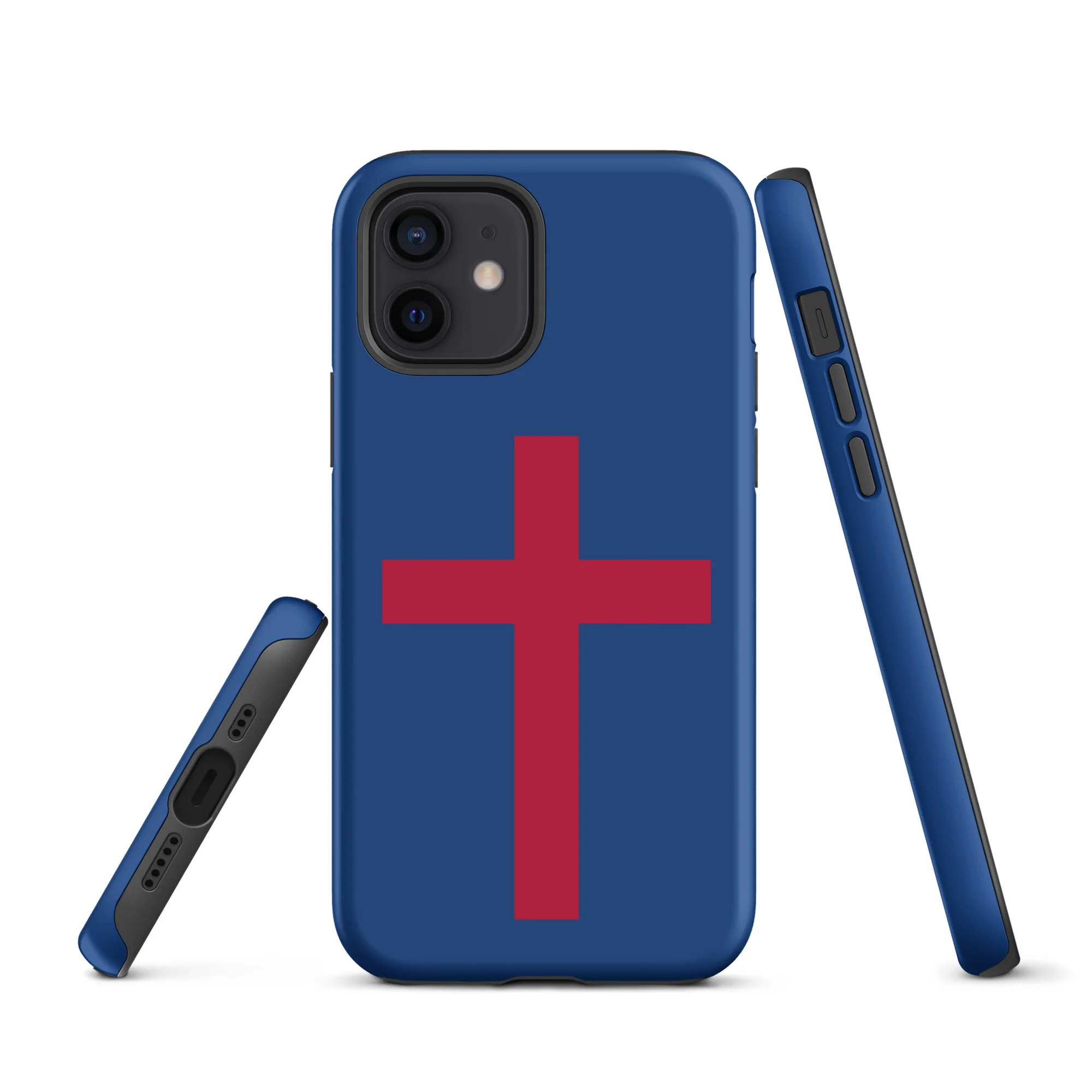 Red Christian Cross Tough Case for iPhone® - Image 11