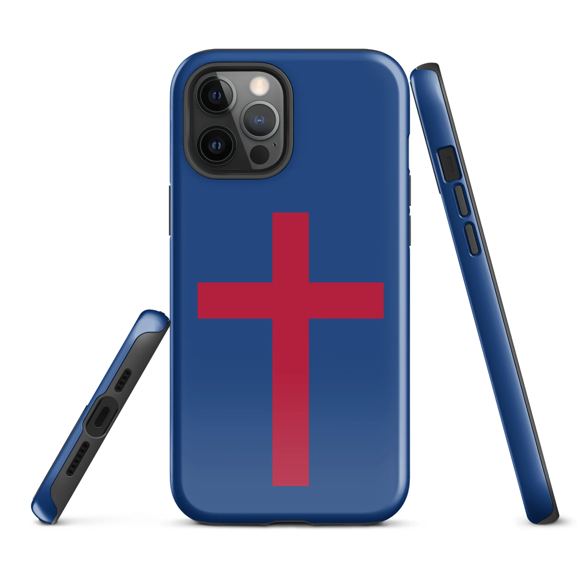 Red Christian Cross Tough Case for iPhone® - Image 14