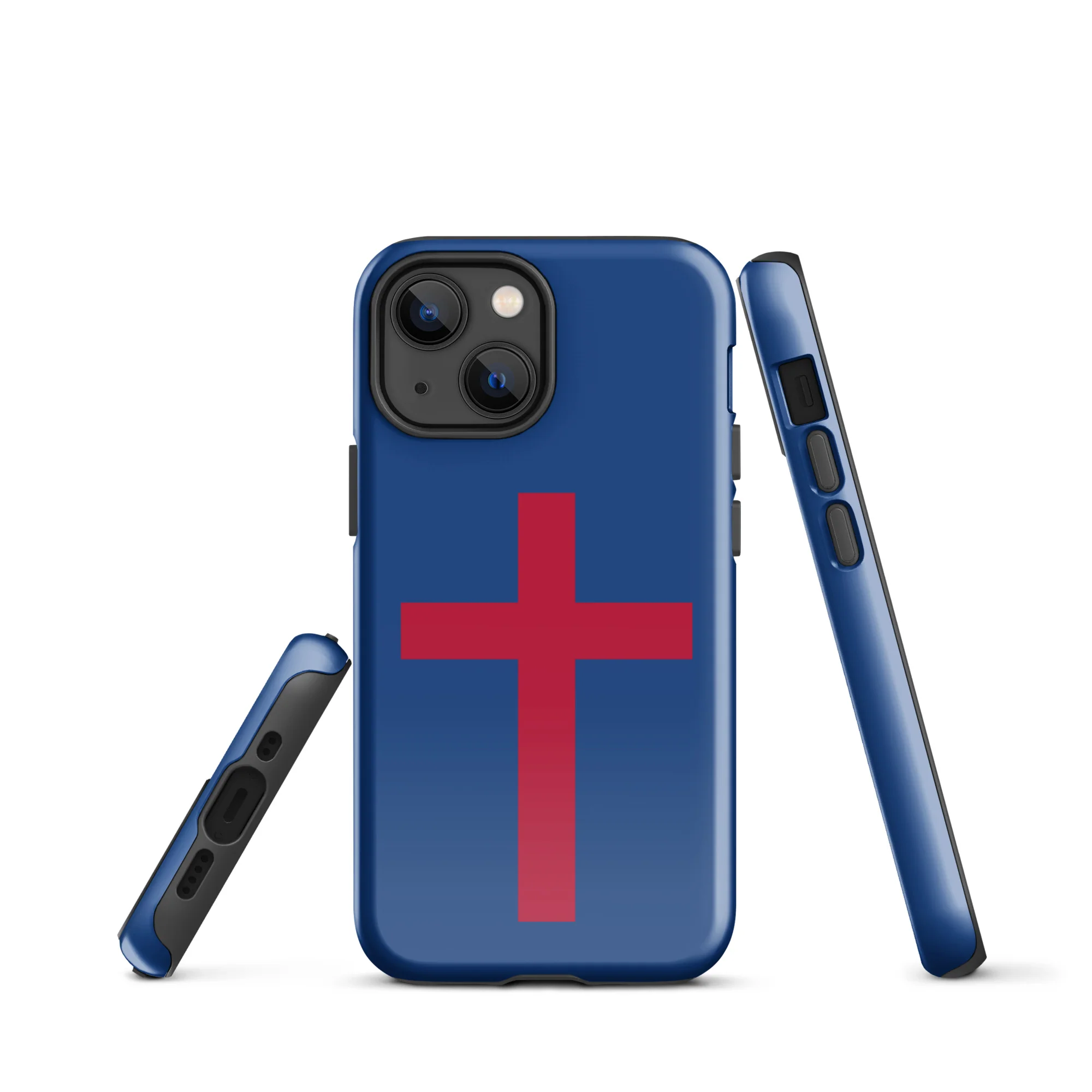 Red Christian Cross Tough Case for iPhone® - Image 16
