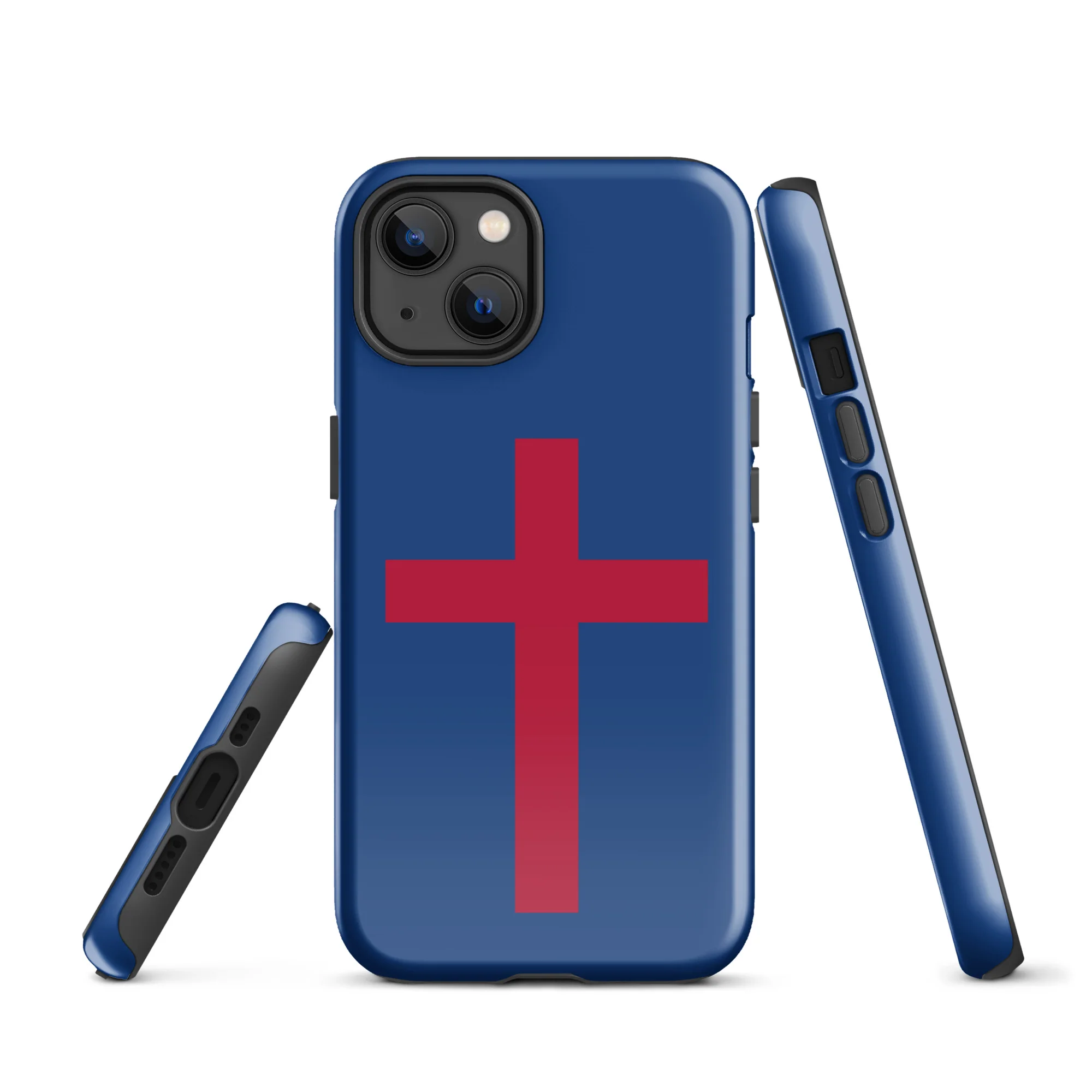 Red Christian Cross Tough Case for iPhone® - Image 18