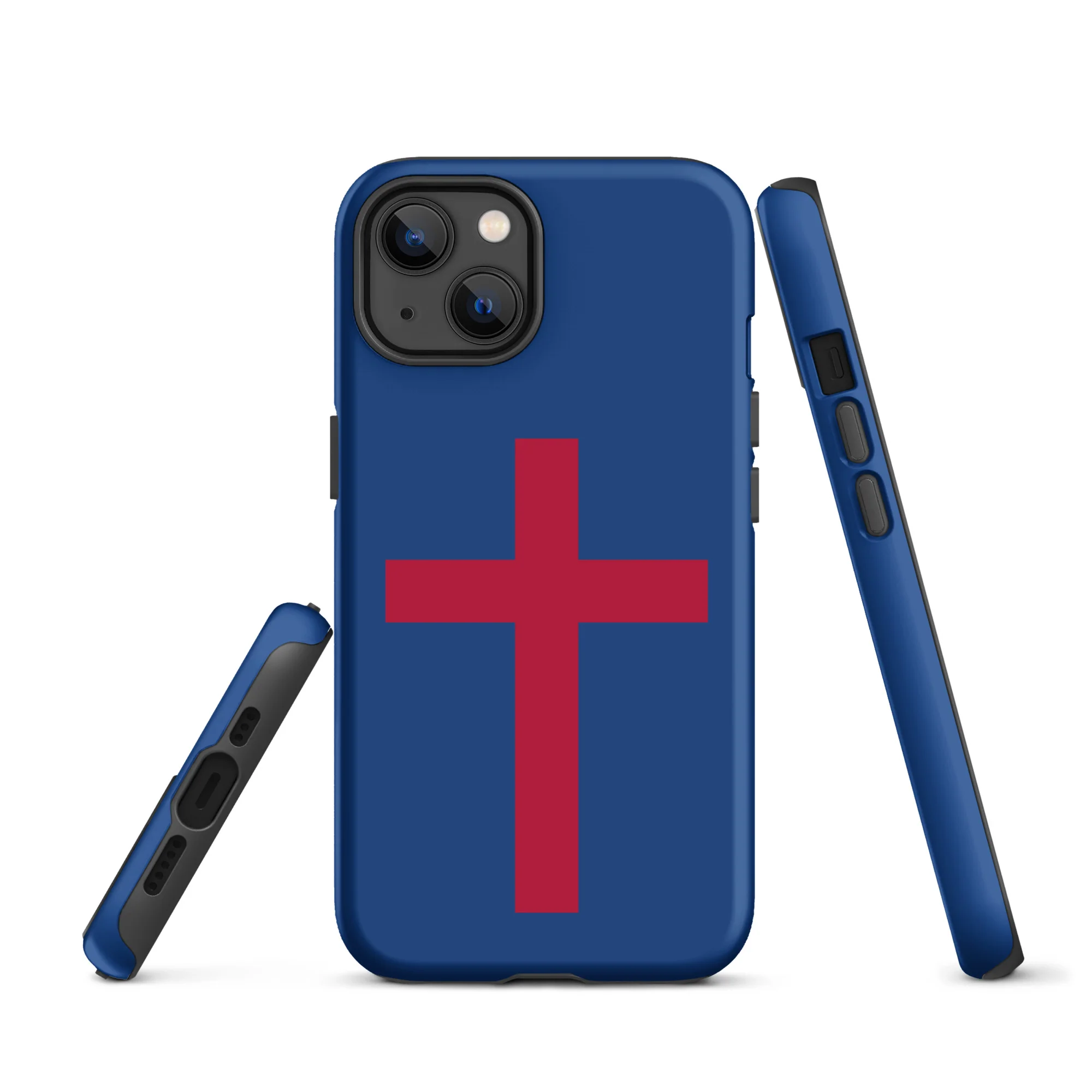 Red Christian Cross Tough Case for iPhone® - Image 19