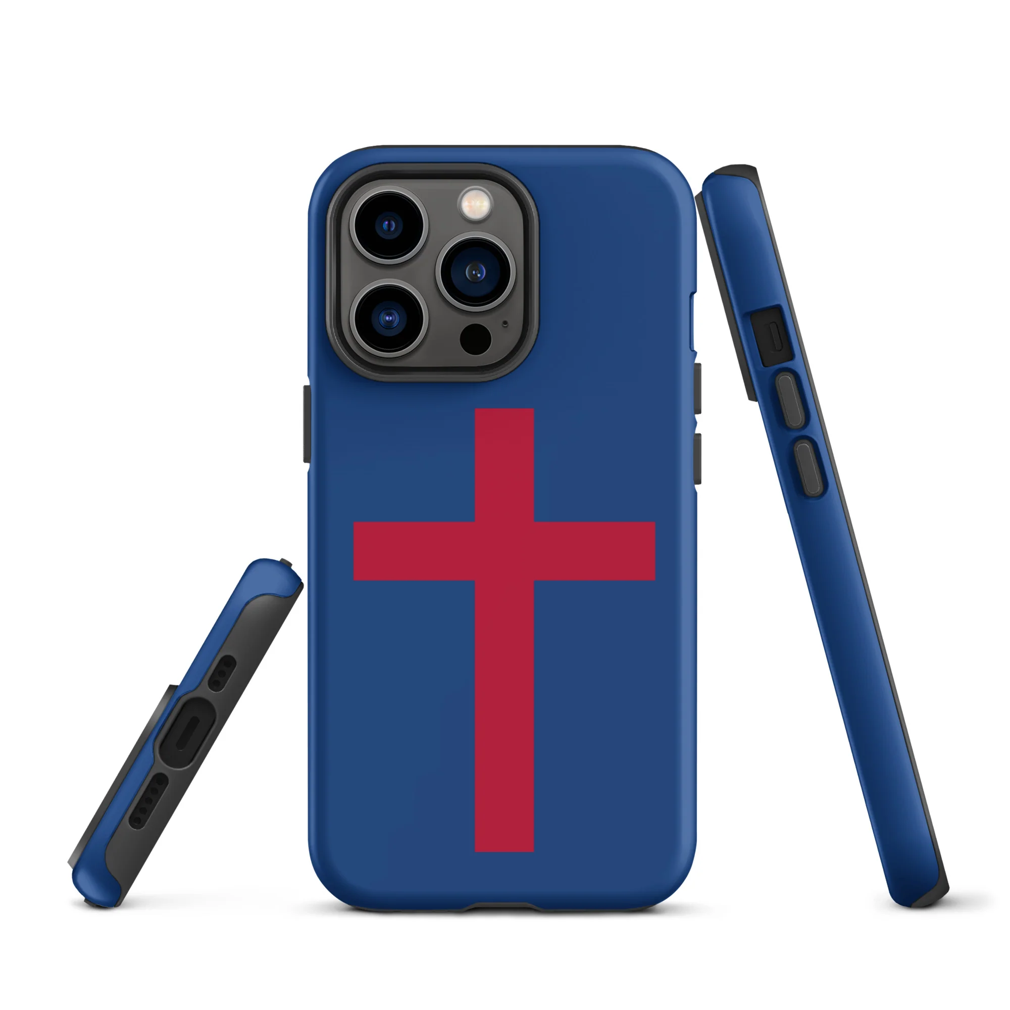 Red Christian Cross Tough Case for iPhone® - Image 21
