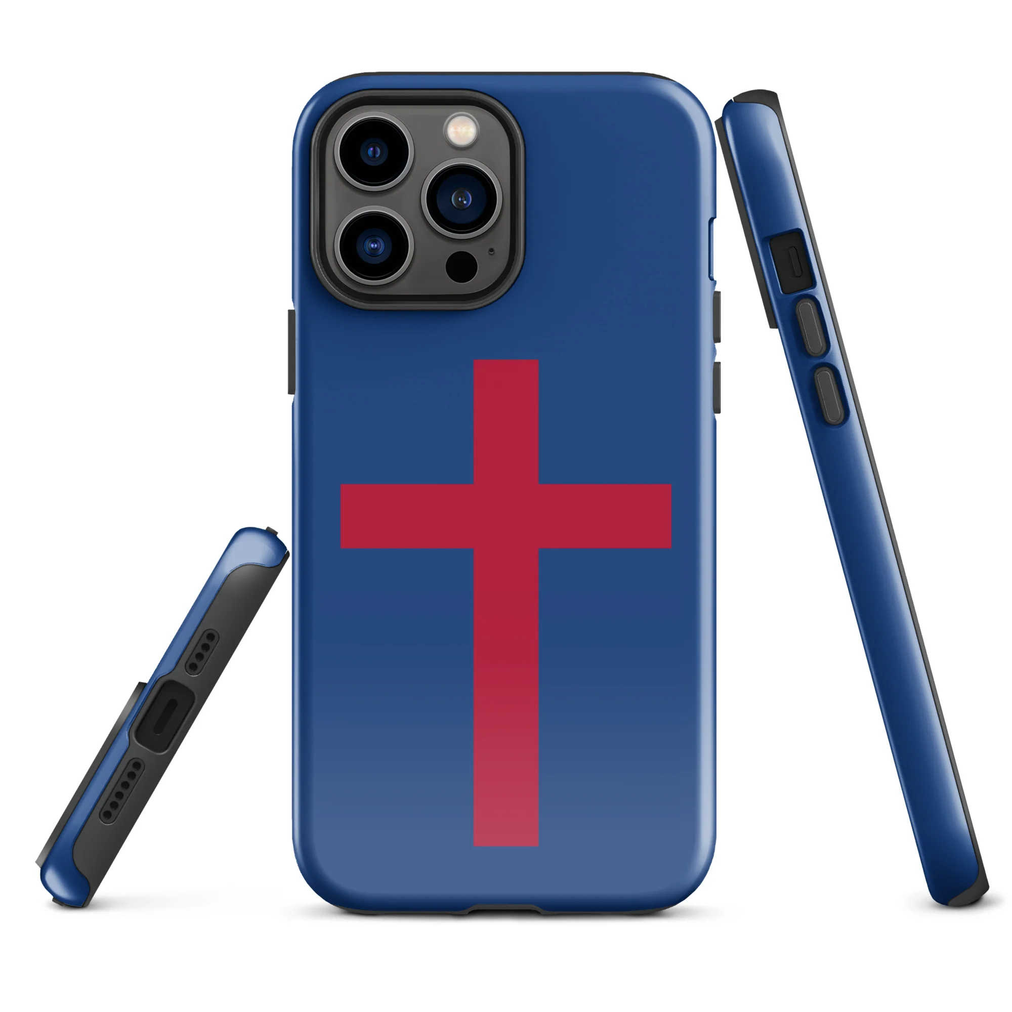 Red Christian Cross Tough Case for iPhone® - Image 22