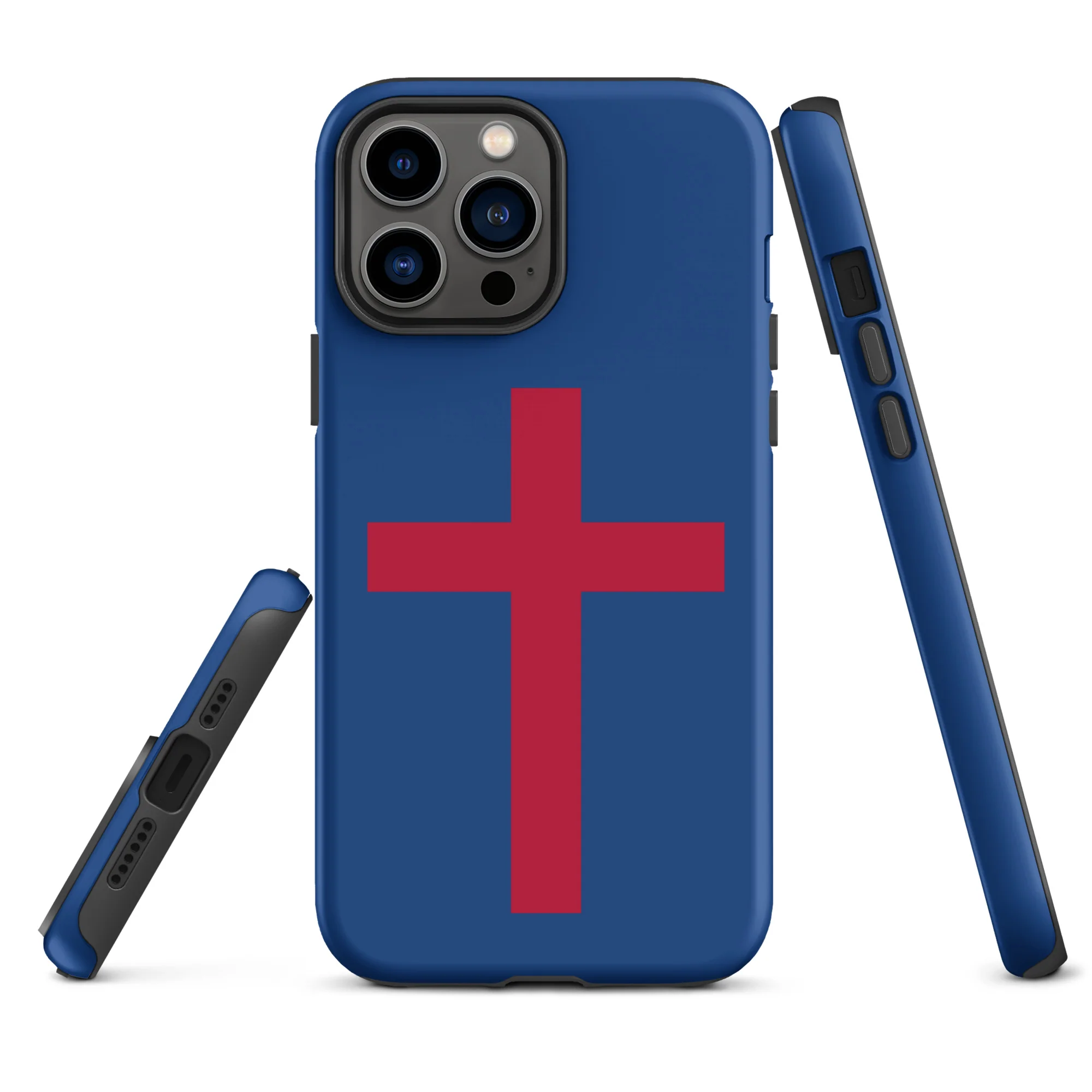 Red Christian Cross Tough Case for iPhone® - Image 23