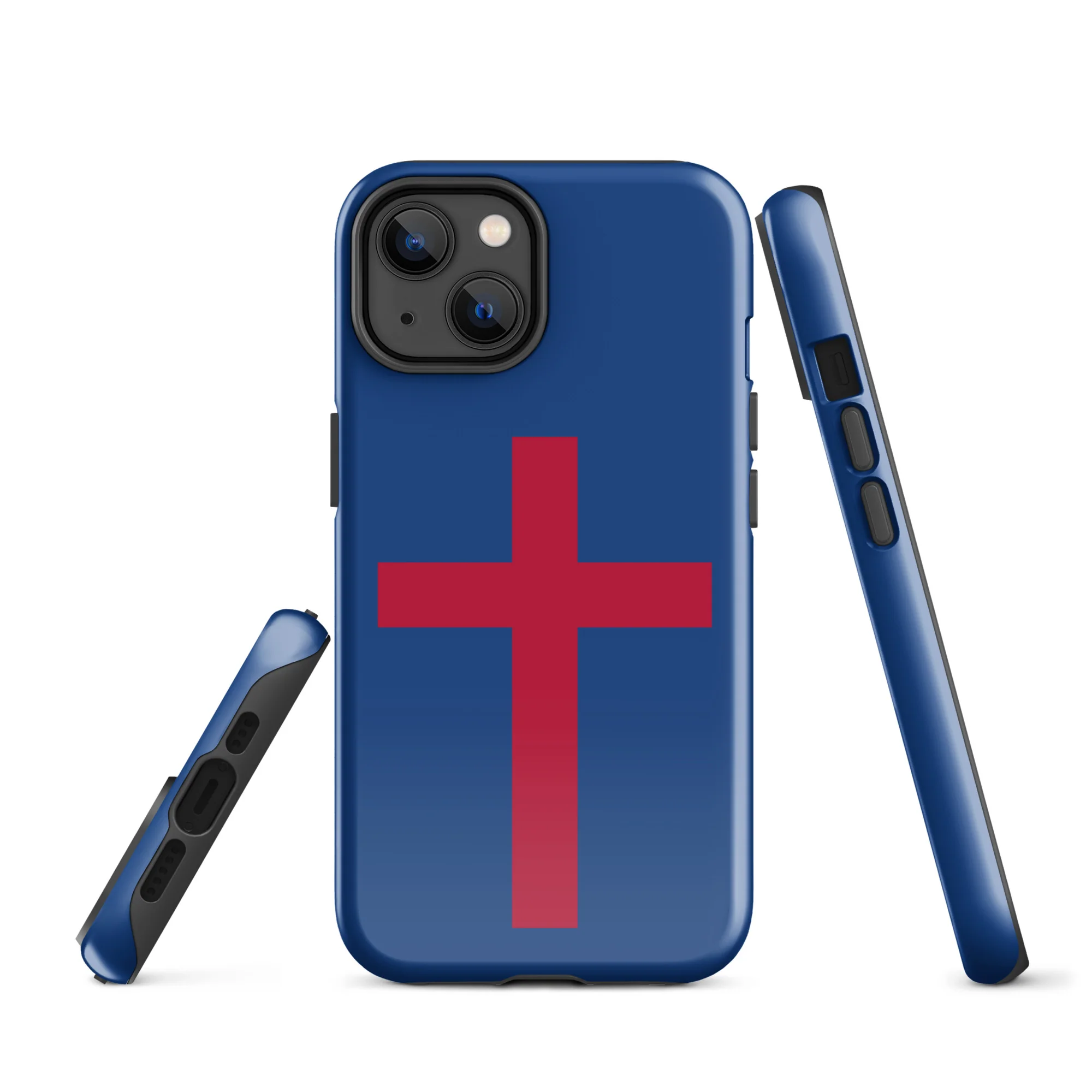 Red Christian Cross Tough Case for iPhone® - Image 24
