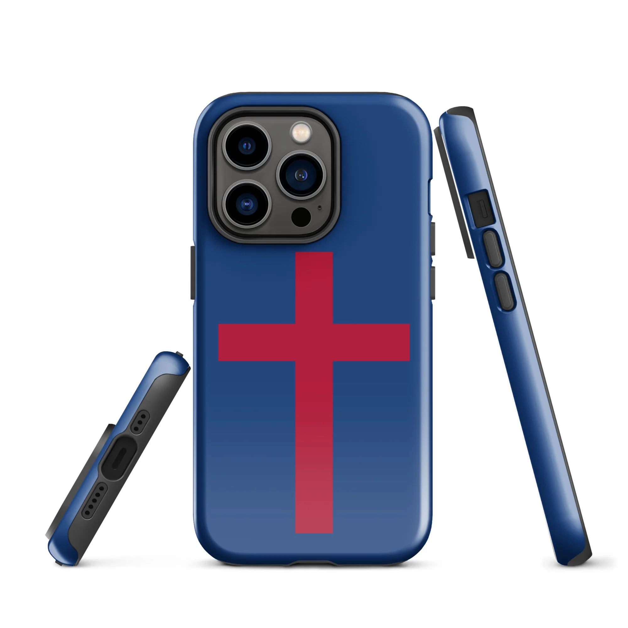 Red Christian Cross Tough Case for iPhone® - Image 28
