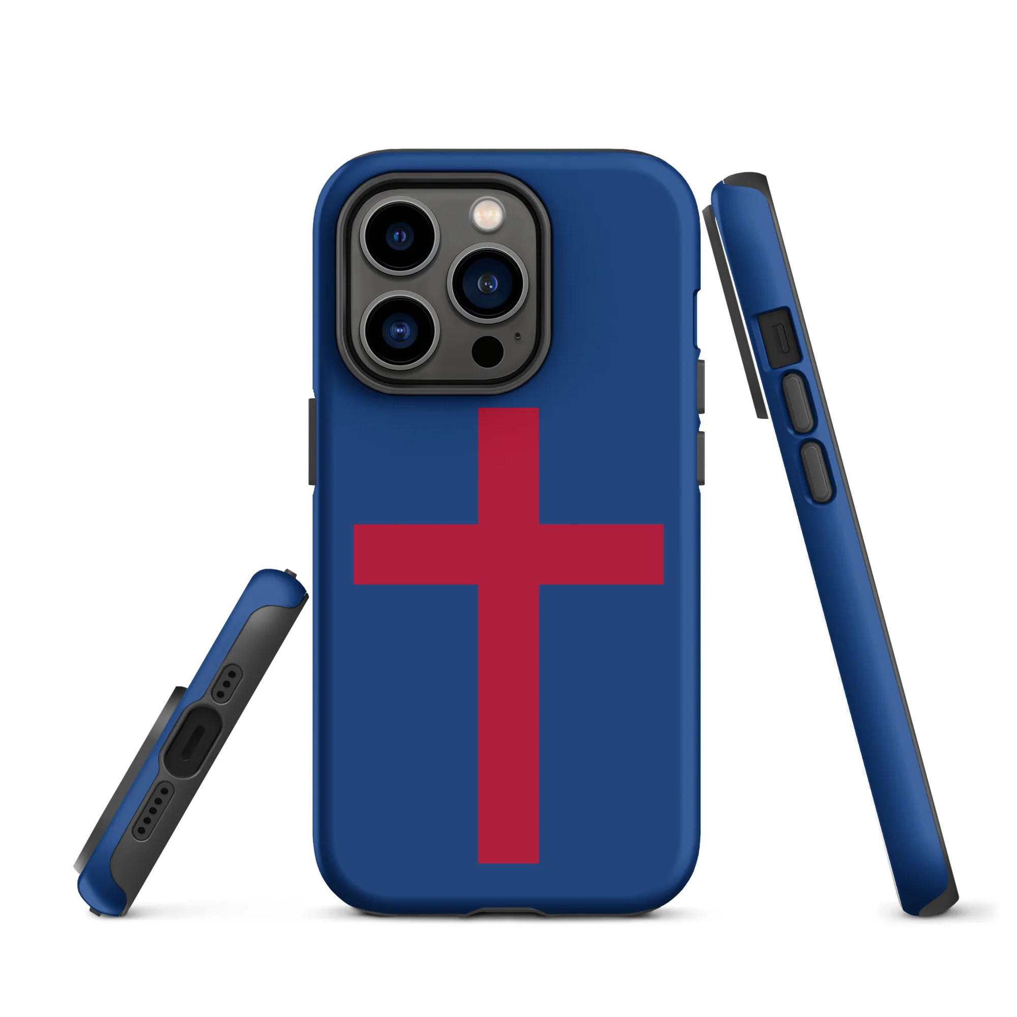 Red Christian Cross Tough Case for iPhone® - Image 29