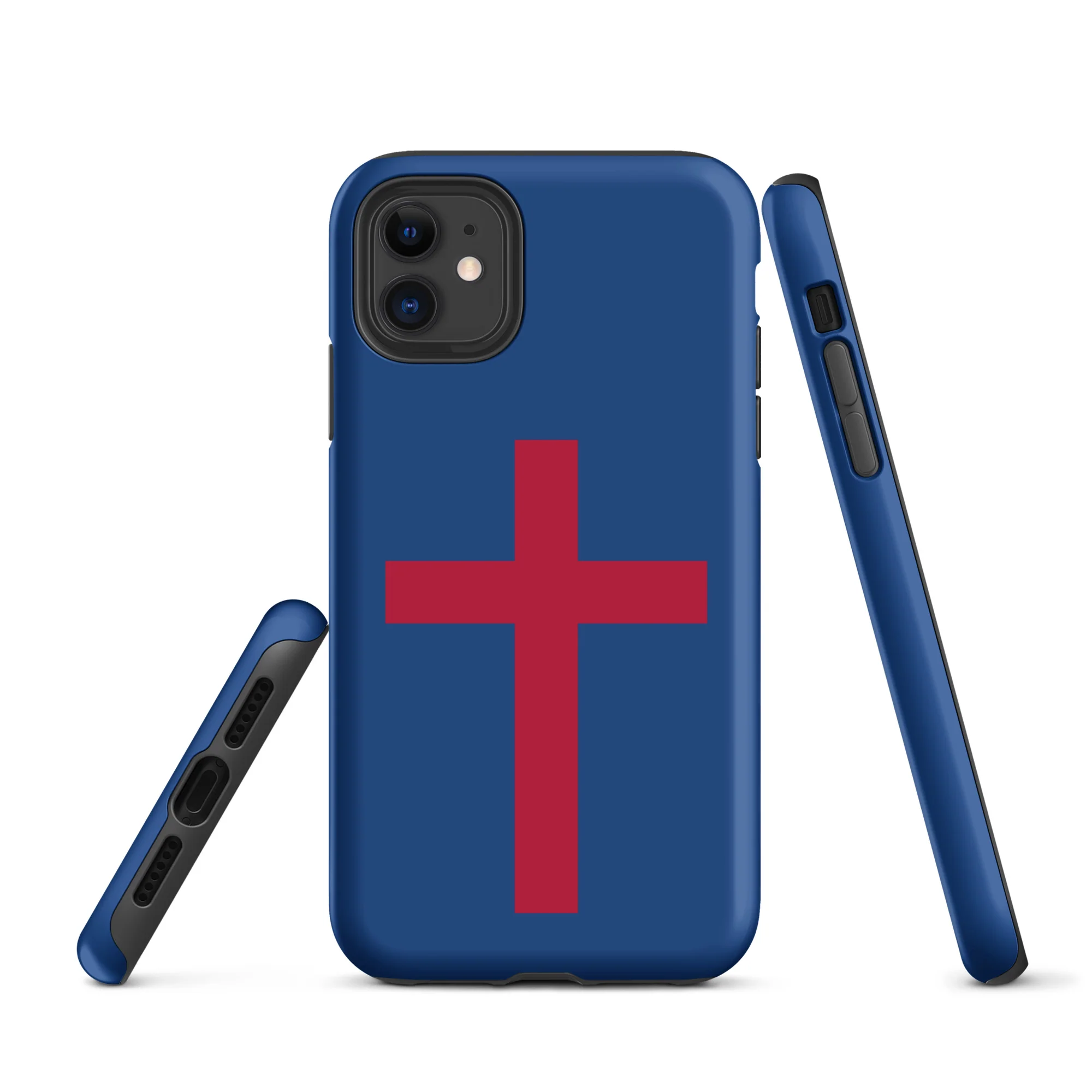 Red Christian Cross Tough Case for iPhone® - Image 3