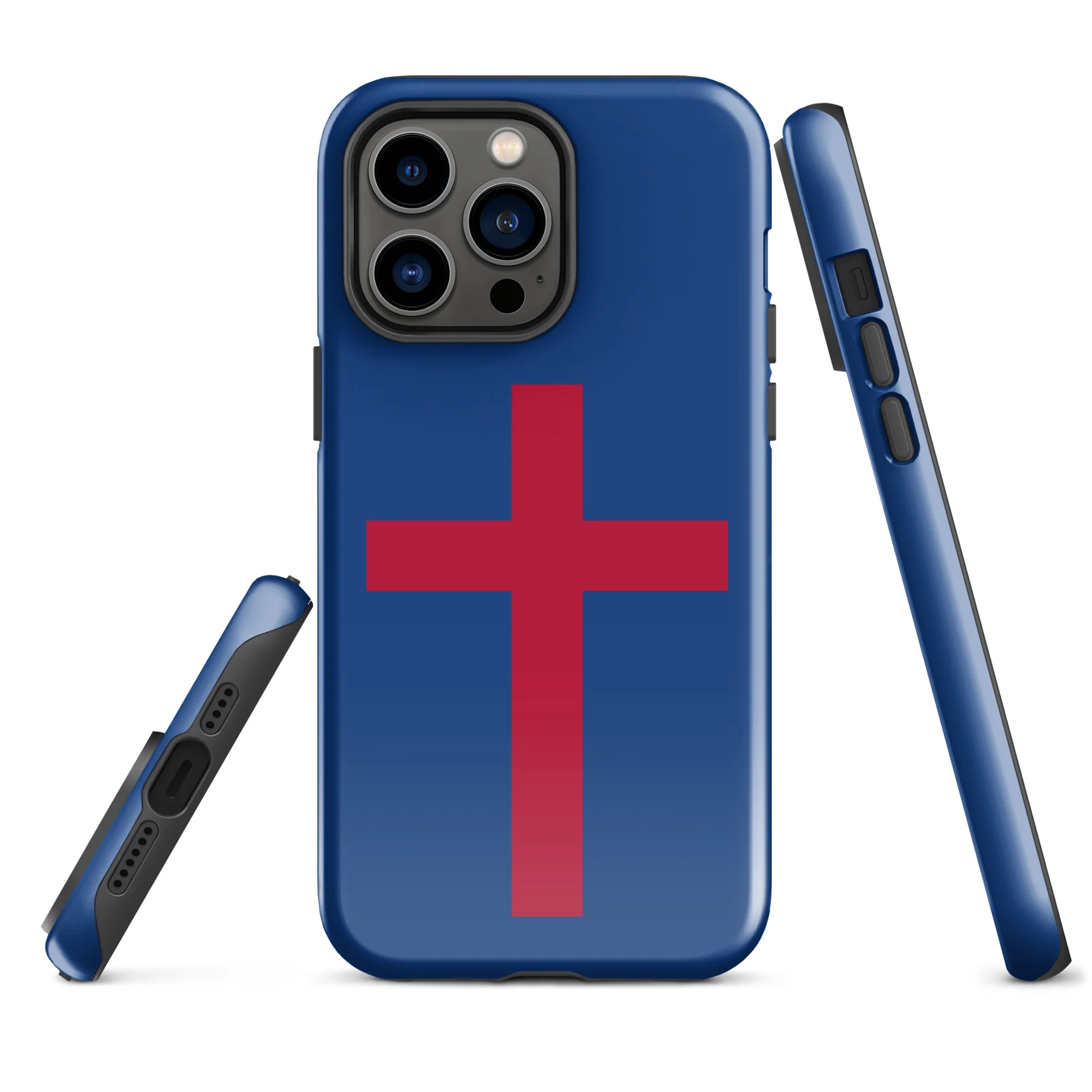 Red Christian Cross Tough Case for iPhone® - Image 30