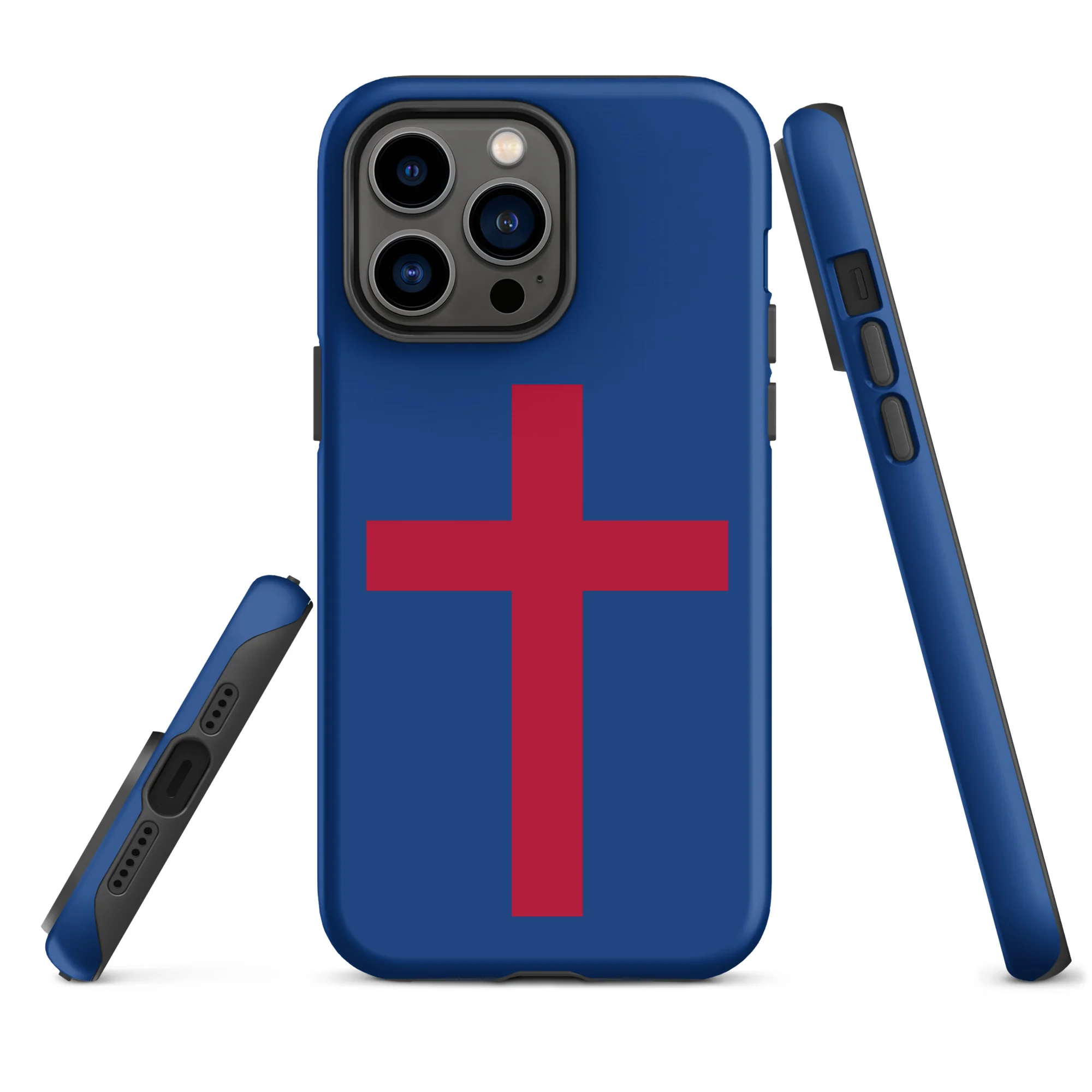 Red Christian Cross Tough Case for iPhone® - Image 31