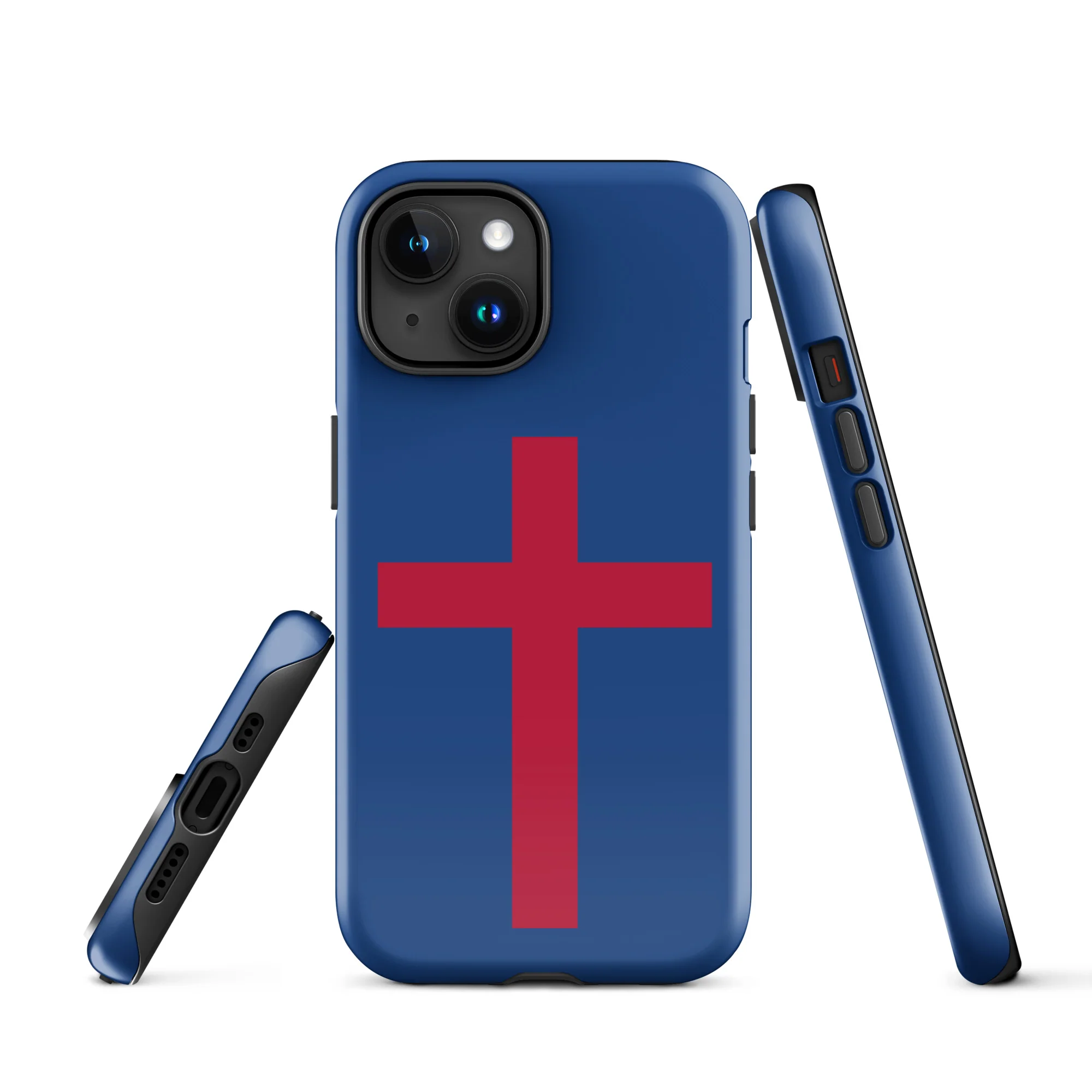 Red Christian Cross Tough Case for iPhone® - Image 32