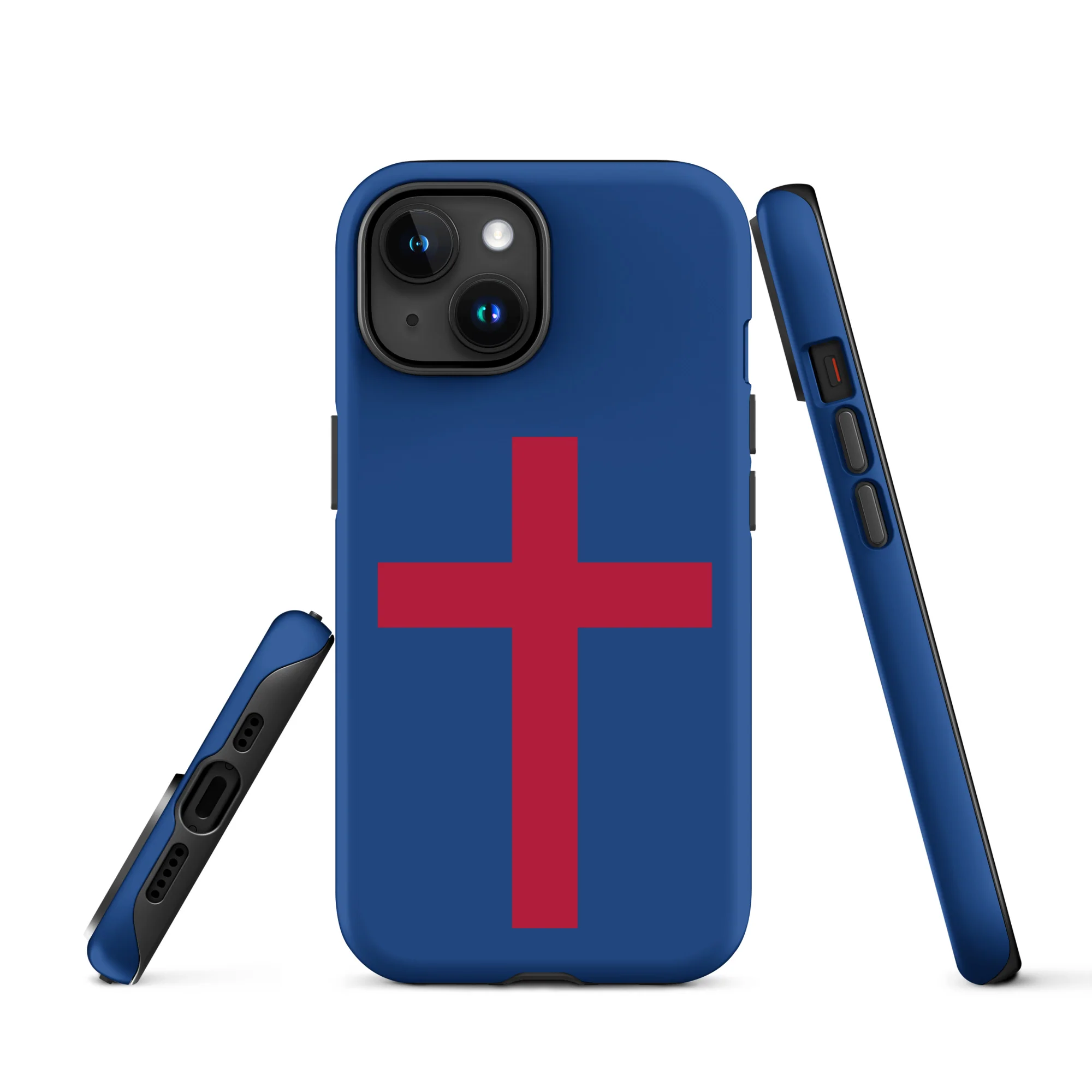 Red Christian Cross Tough Case for iPhone® - Image 33