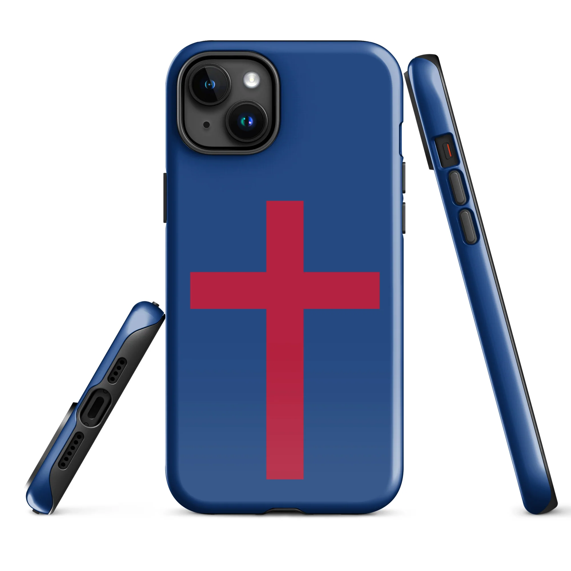 Red Christian Cross Tough Case for iPhone® - Image 34