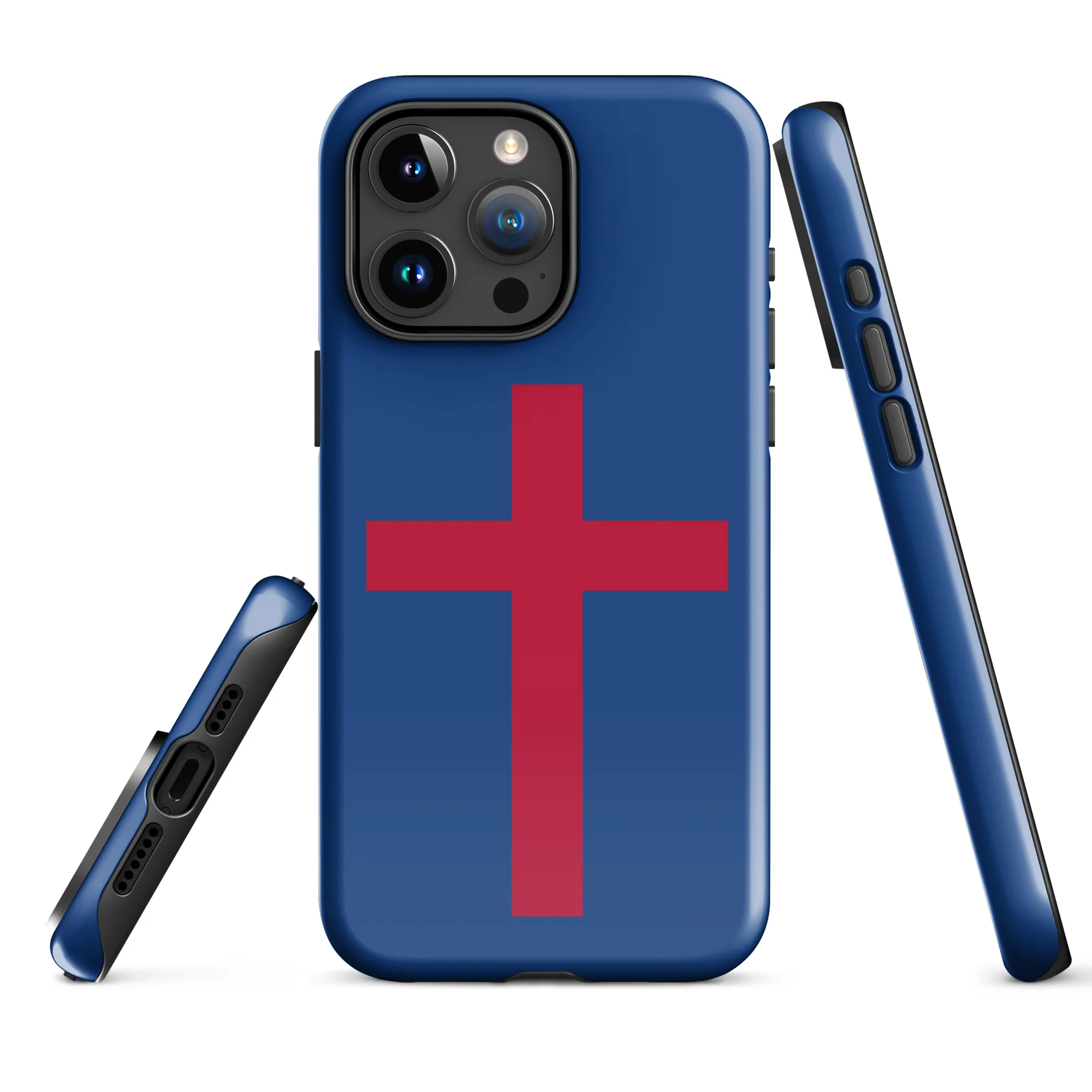 Red Christian Cross Tough Case for iPhone® - Image 38
