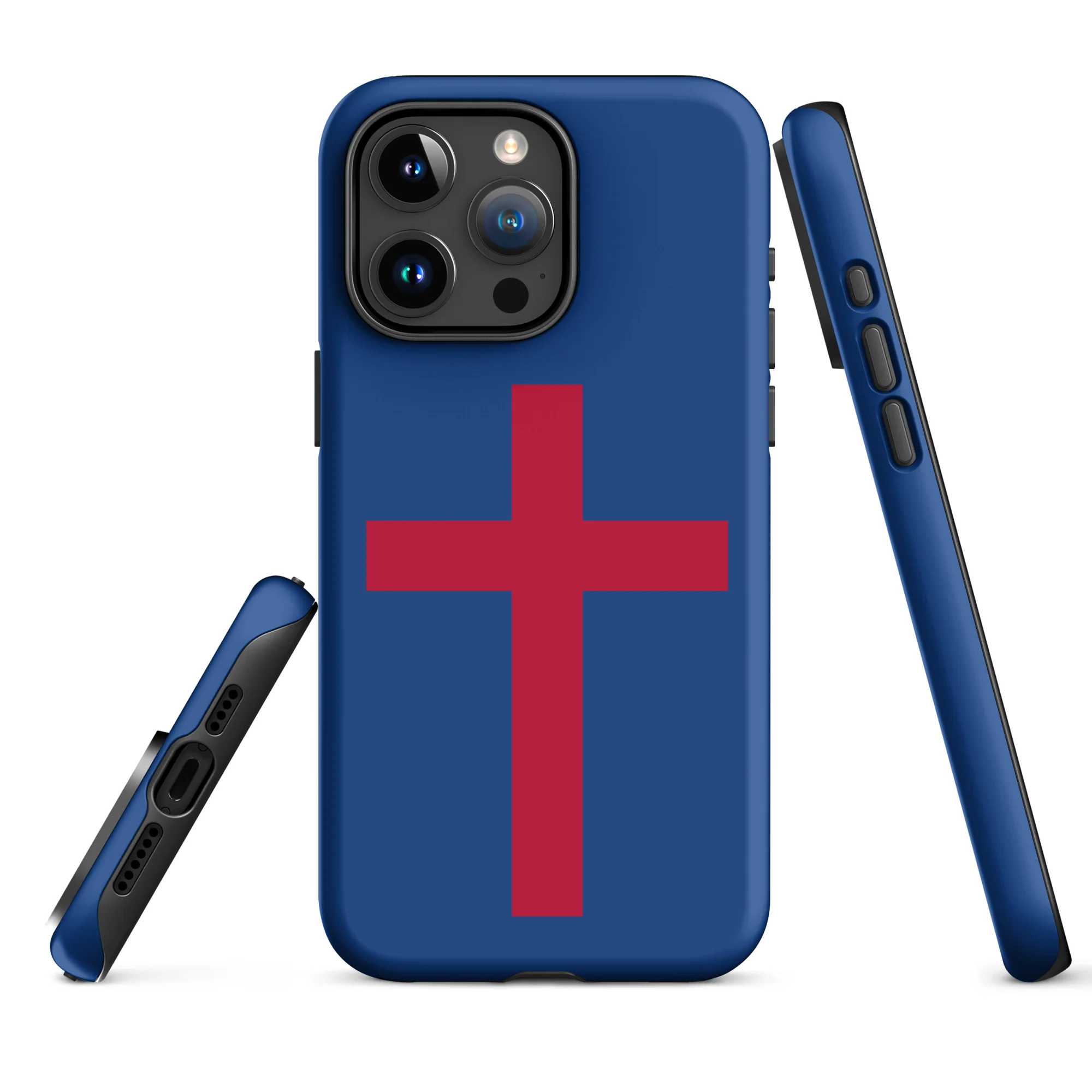 Red Christian Cross Tough Case for iPhone® - Image 39