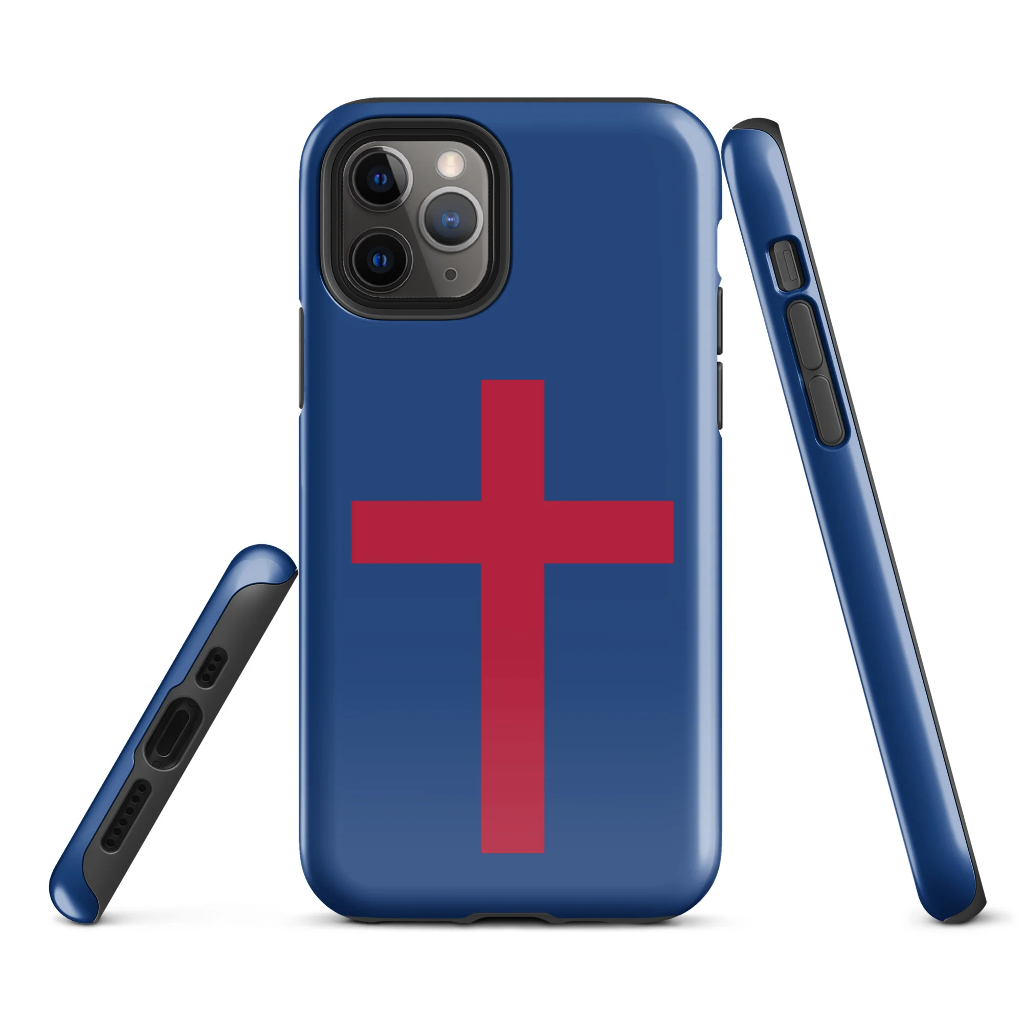 Red Christian Cross Tough Case for iPhone® - Image 4