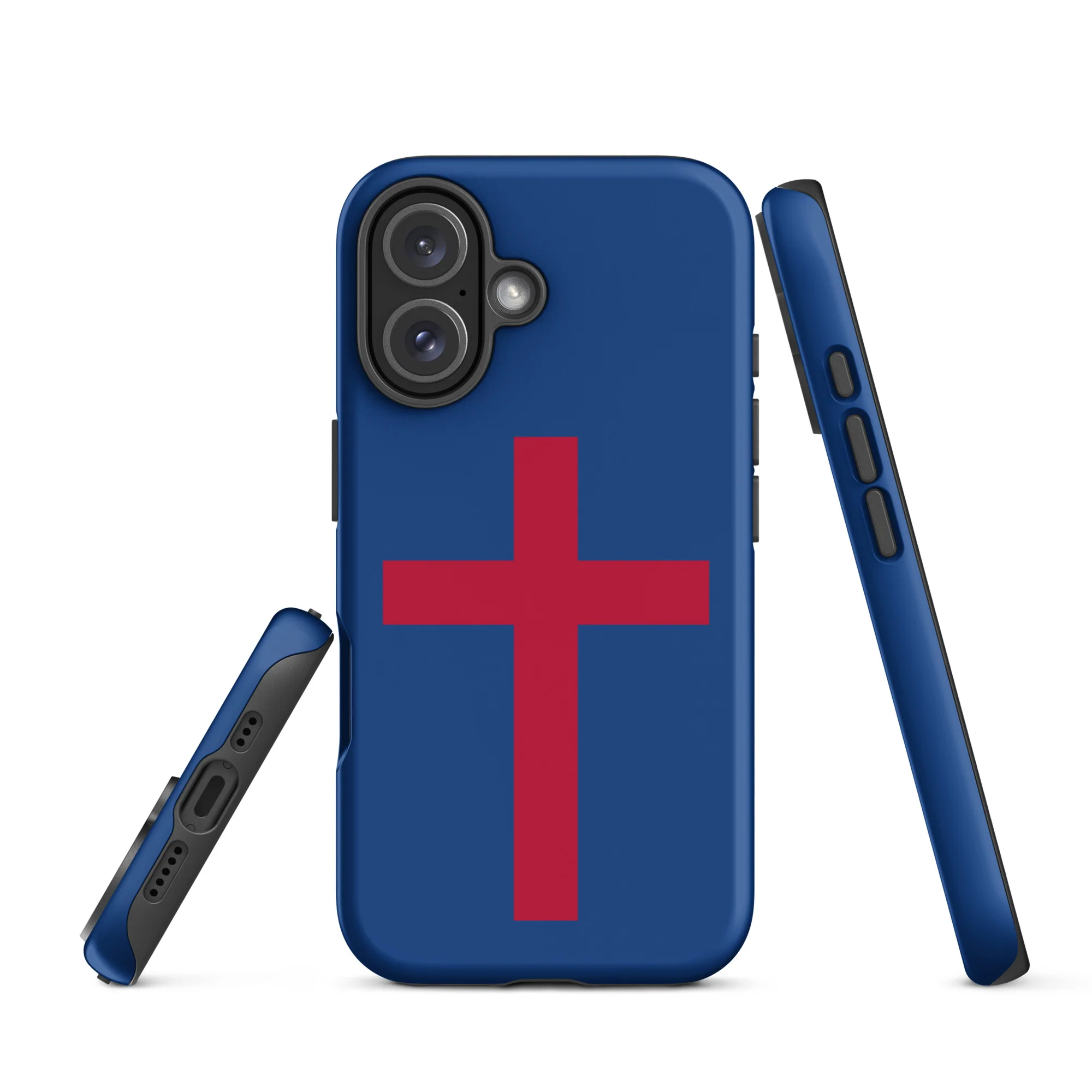 Red Christian Cross Tough Case for iPhone® - Image 41