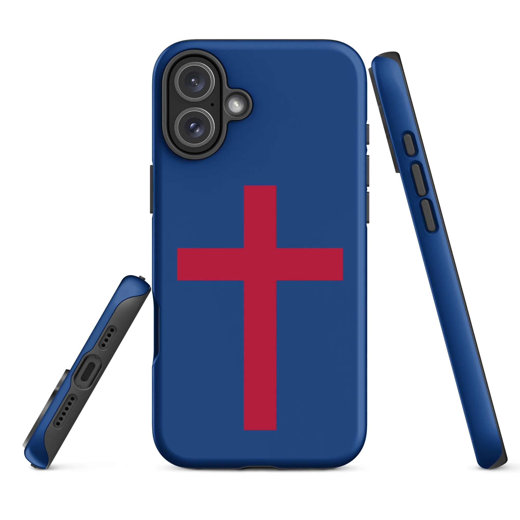 Red Christian Cross Tough Case for iPhone® - Image 43