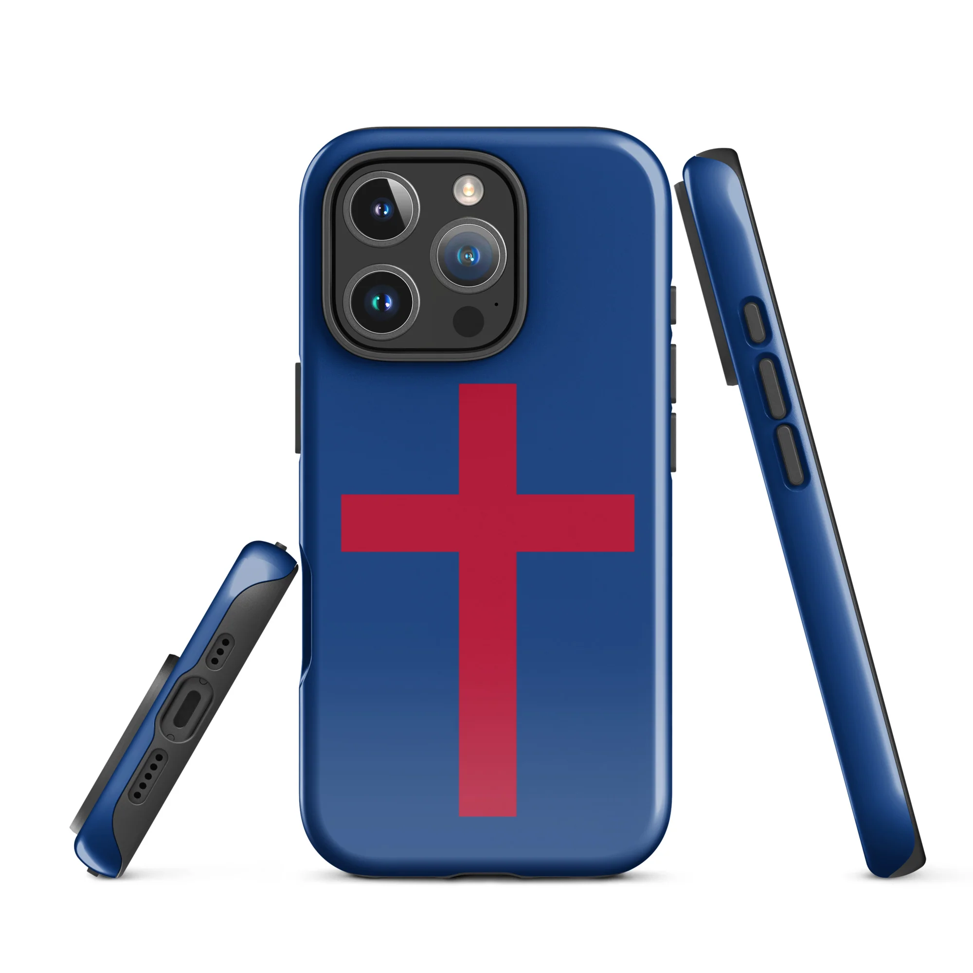 Red Christian Cross Tough Case for iPhone® - Image 44