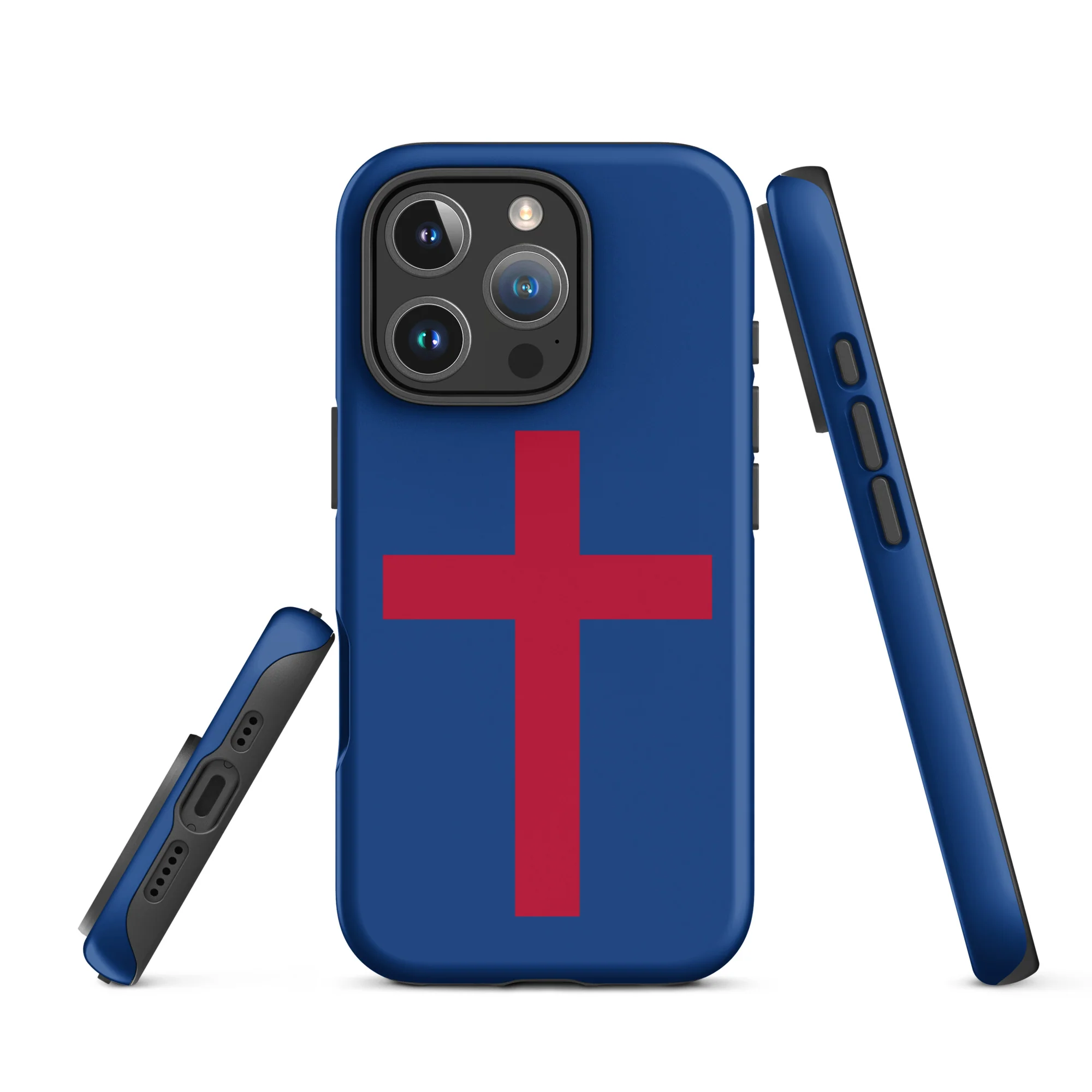 Red Christian Cross Tough Case for iPhone® - Image 45