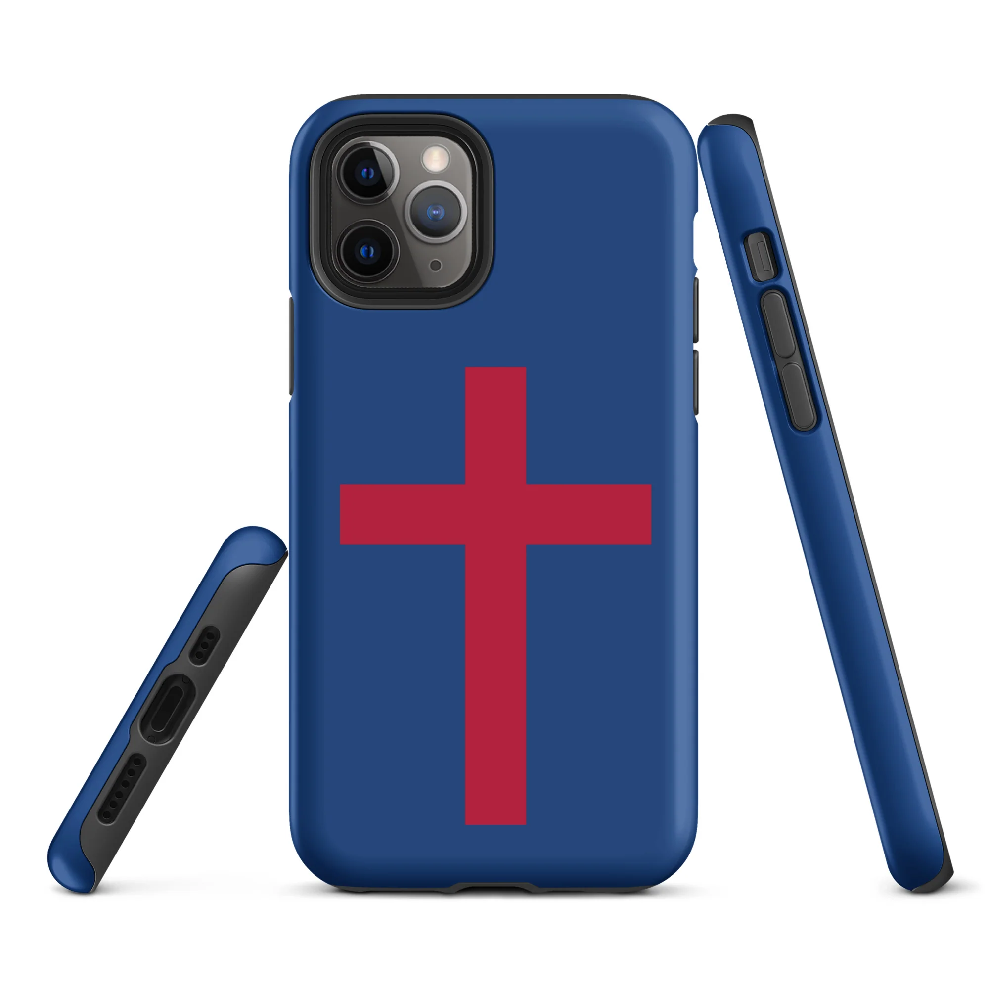Red Christian Cross Tough Case for iPhone® - Image 5
