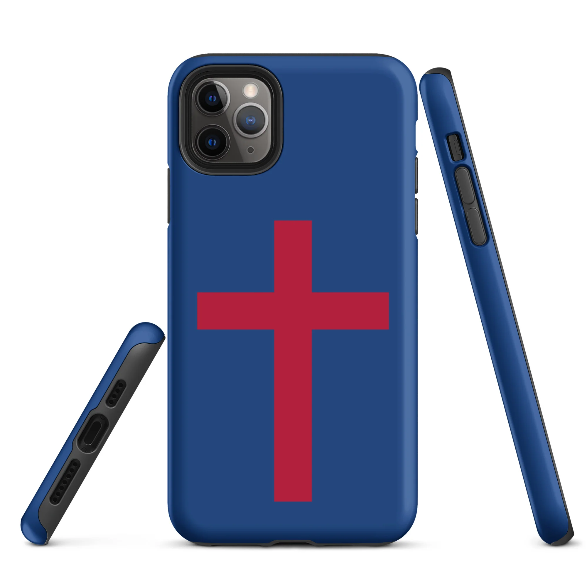 Red Christian Cross Tough Case for iPhone® - Image 7