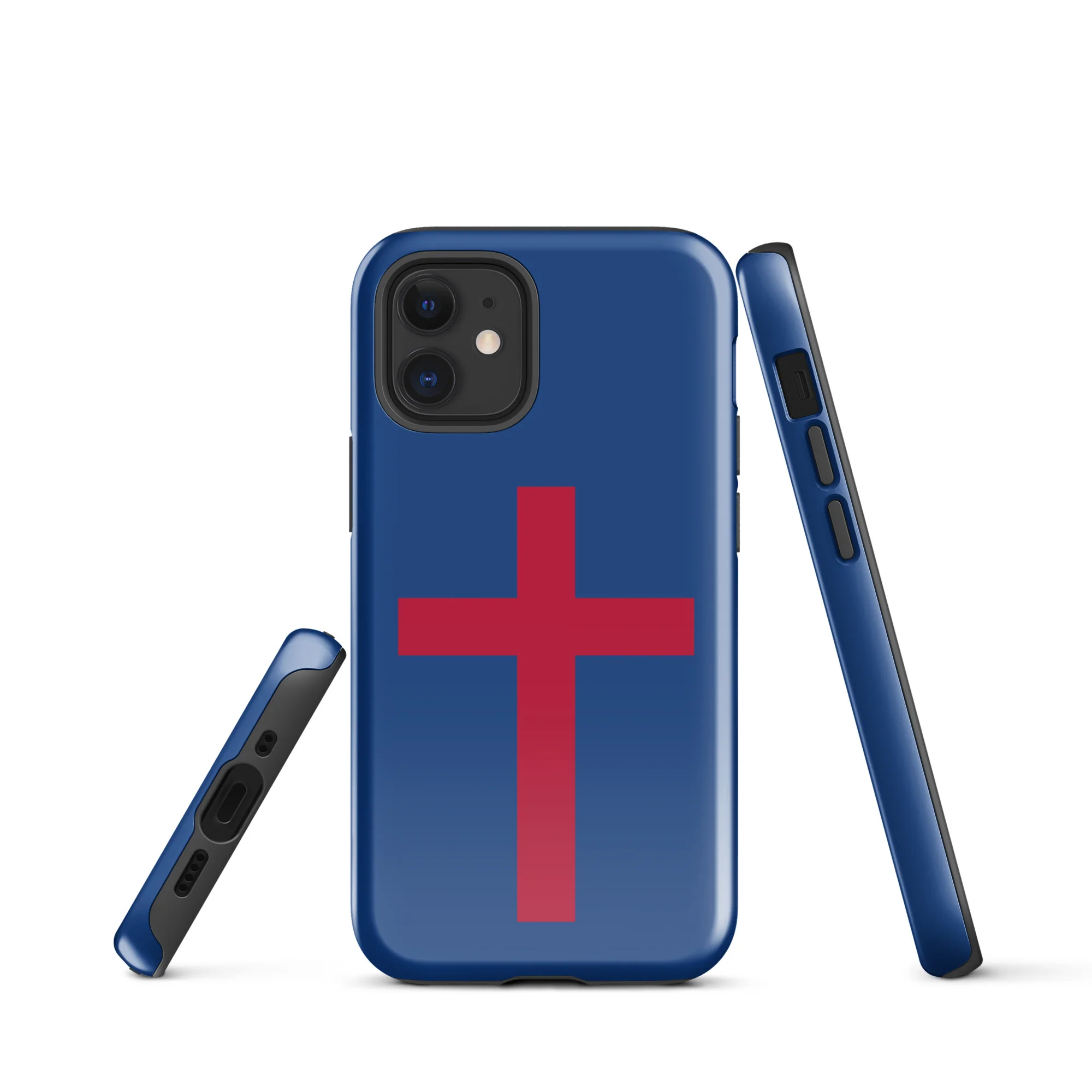 Red Christian Cross Tough Case for iPhone® - Image 8