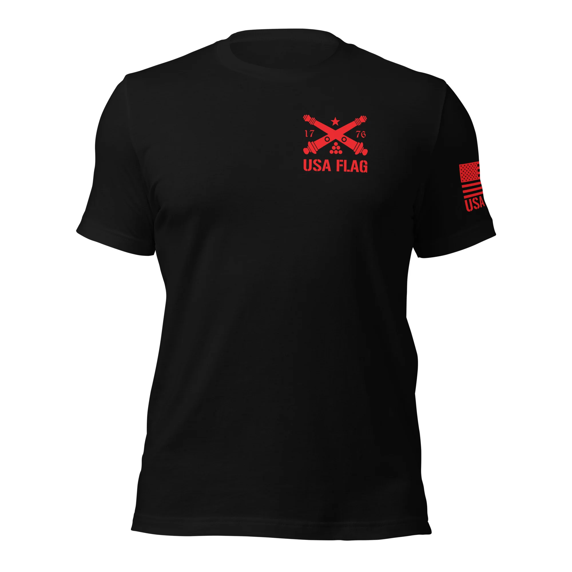 Red Deer Punisher Skull T-Shirt | Unisex T-Shirts | DTF Printing - Image 2