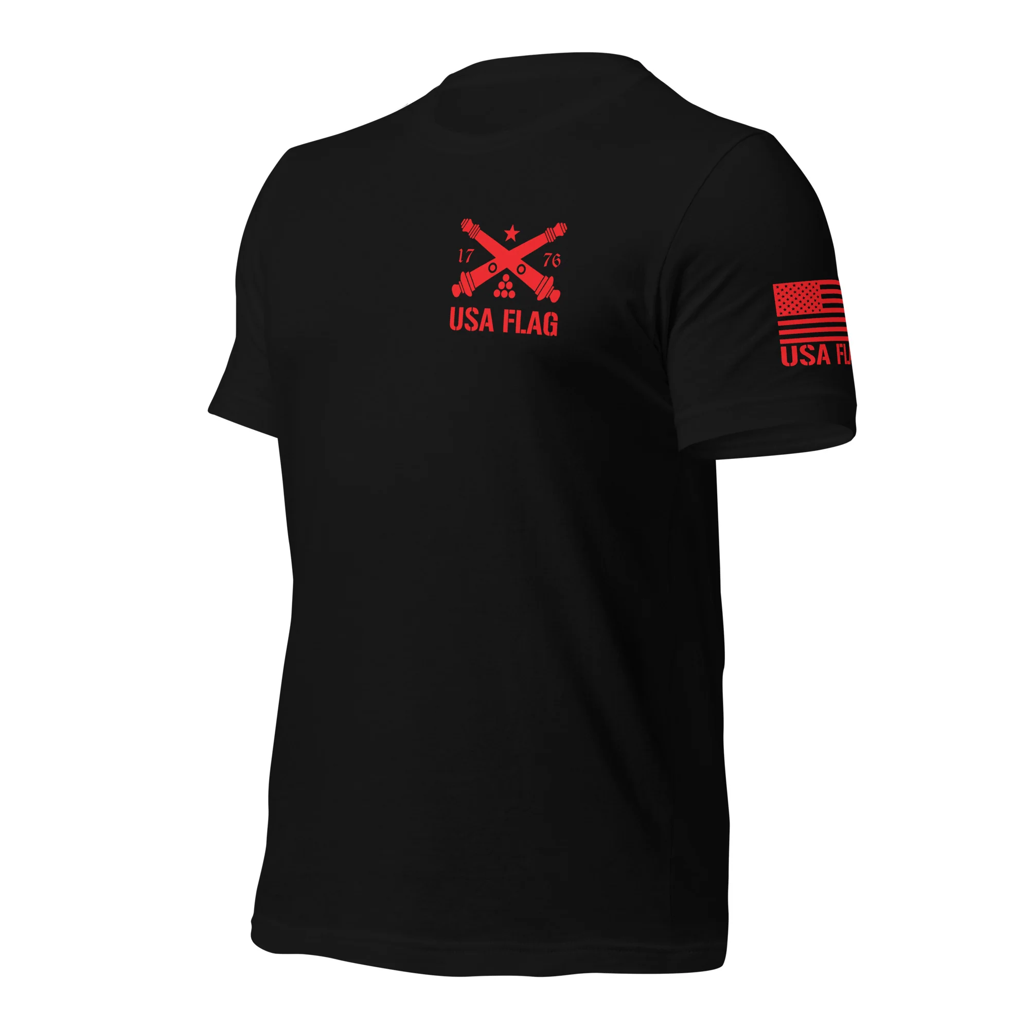 Red Deer Punisher Skull T-Shirt | Unisex T-Shirts | DTF Printing - Image 3