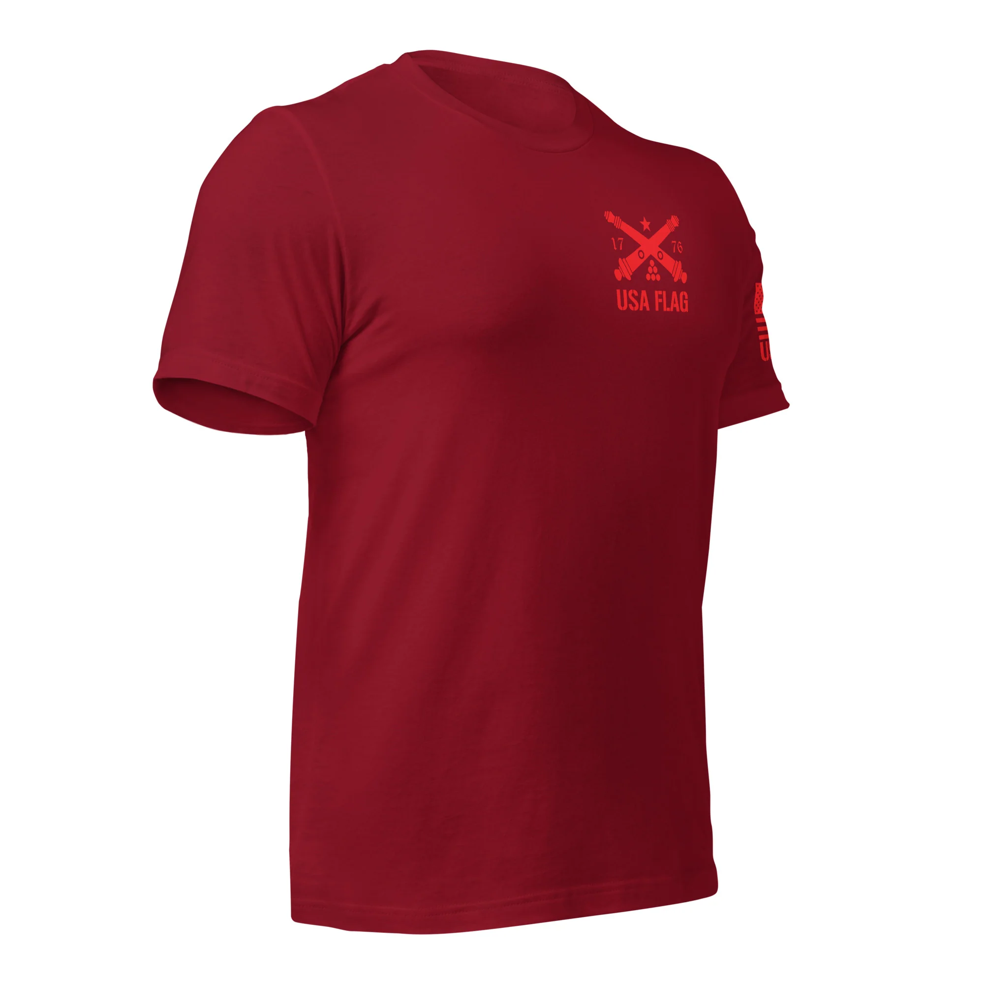 Red Deer Punisher Skull T-Shirt | Unisex T-Shirts | DTF Printing - Image 38