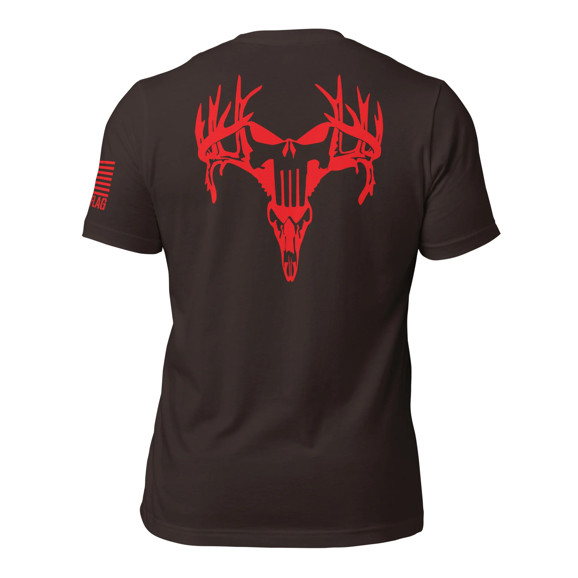 Red Deer Punisher Skull T-Shirt | Unisex T-Shirts | DTF Printing - Image 39