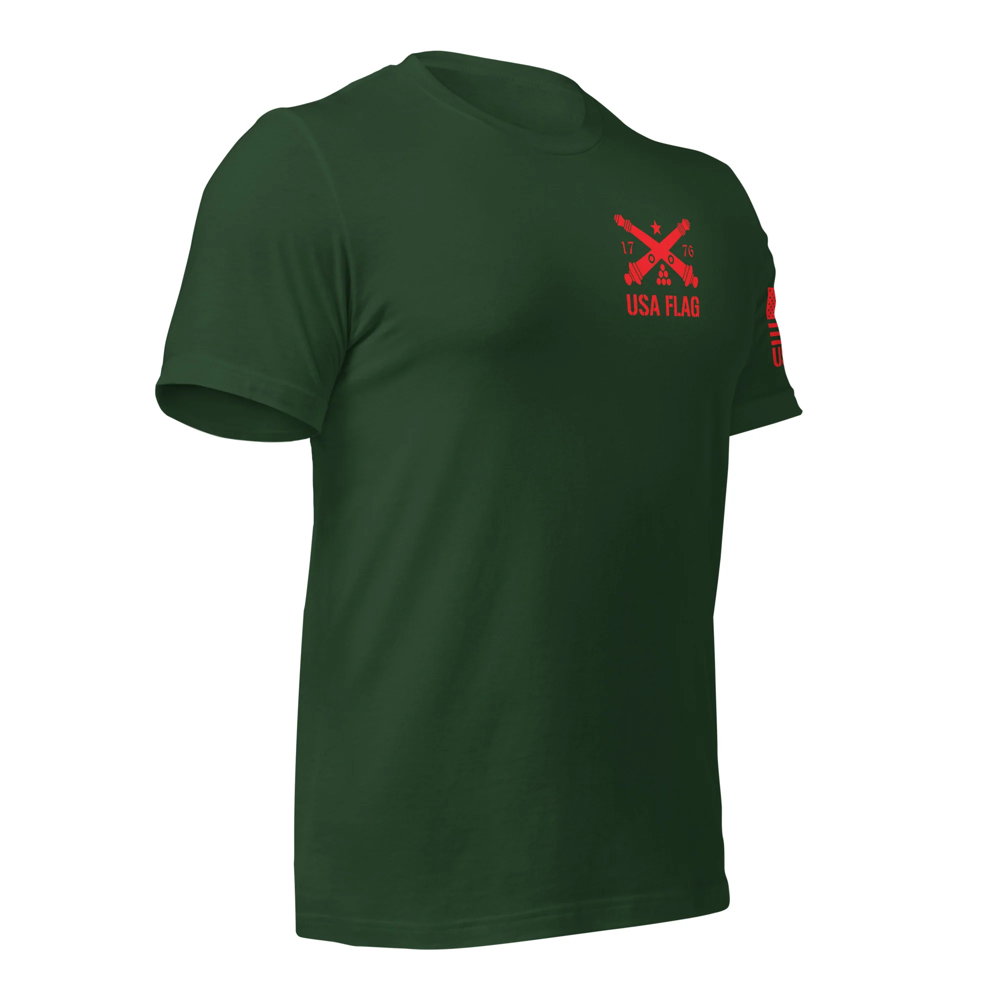 Red Deer Punisher Skull T-Shirt | Unisex T-Shirts | DTF Printing - Image 50