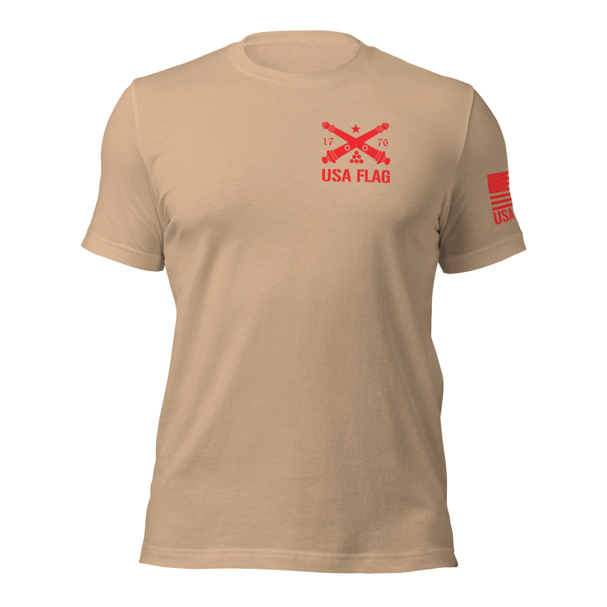 Red Deer Punisher Skull T-Shirt | Unisex T-Shirts | DTF Printing - Image 56
