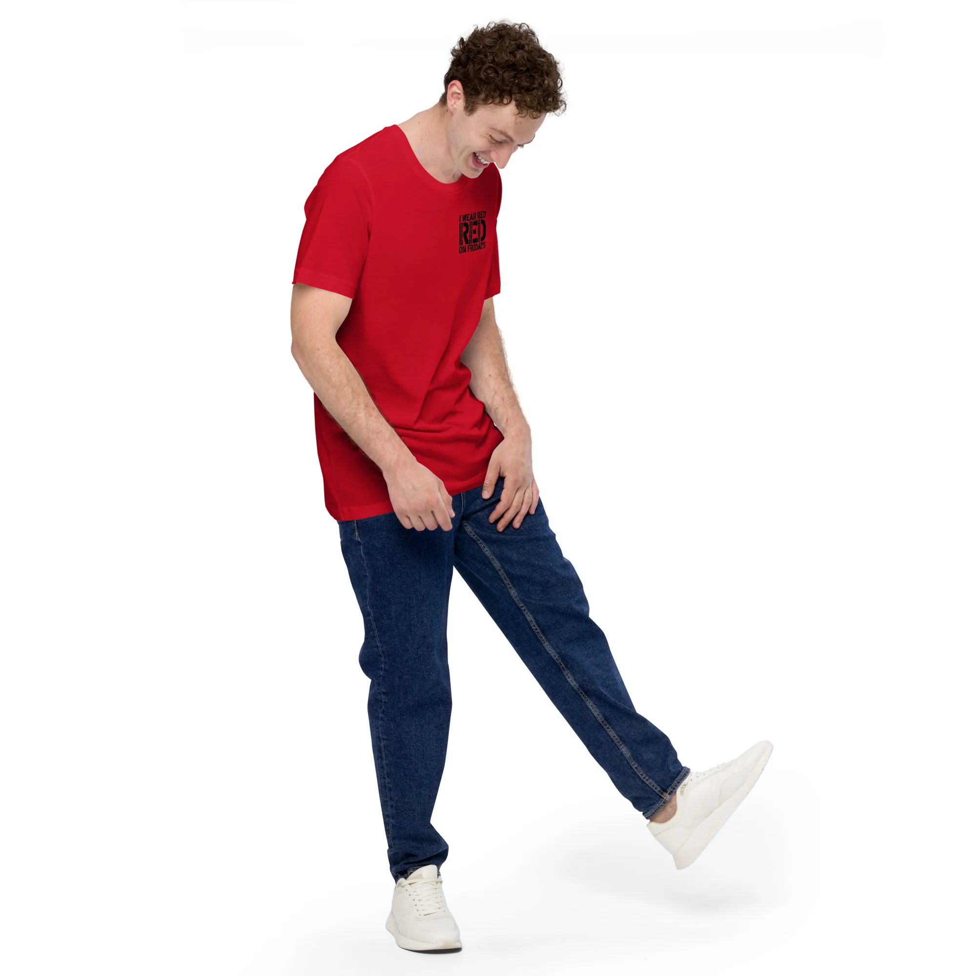 Red Friday T-Shirt | Unisex T-Shirts | DTG Printing - Image 16