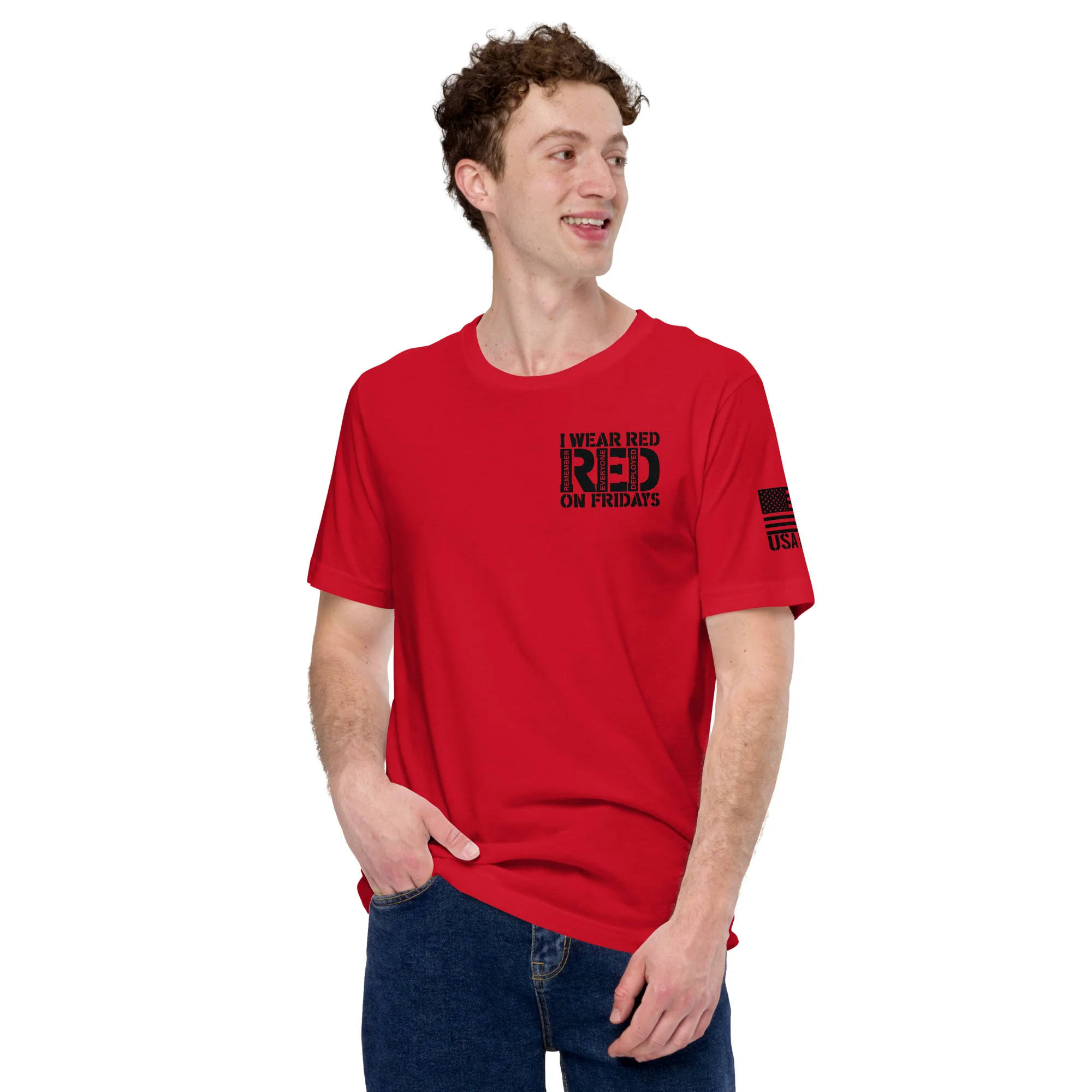 Red Friday T-Shirt | Unisex T-Shirts | DTG Printing - Image 17