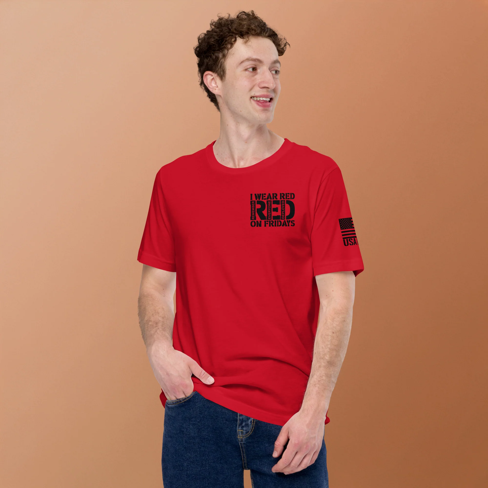 Red Friday T-Shirt | Unisex T-Shirts | DTG Printing - Image 18