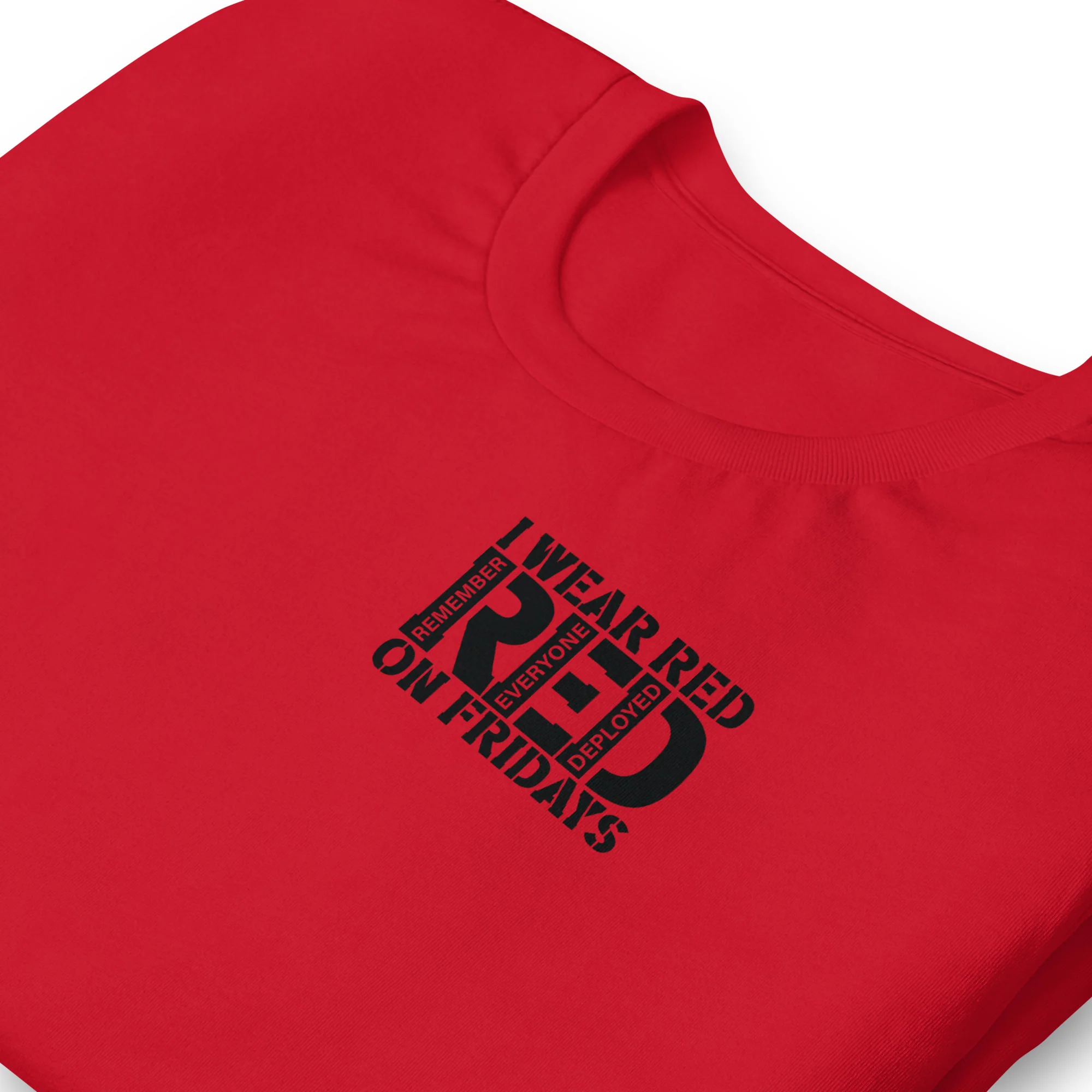 Red Friday T-Shirt | Unisex T-Shirts | DTG Printing - Image 21