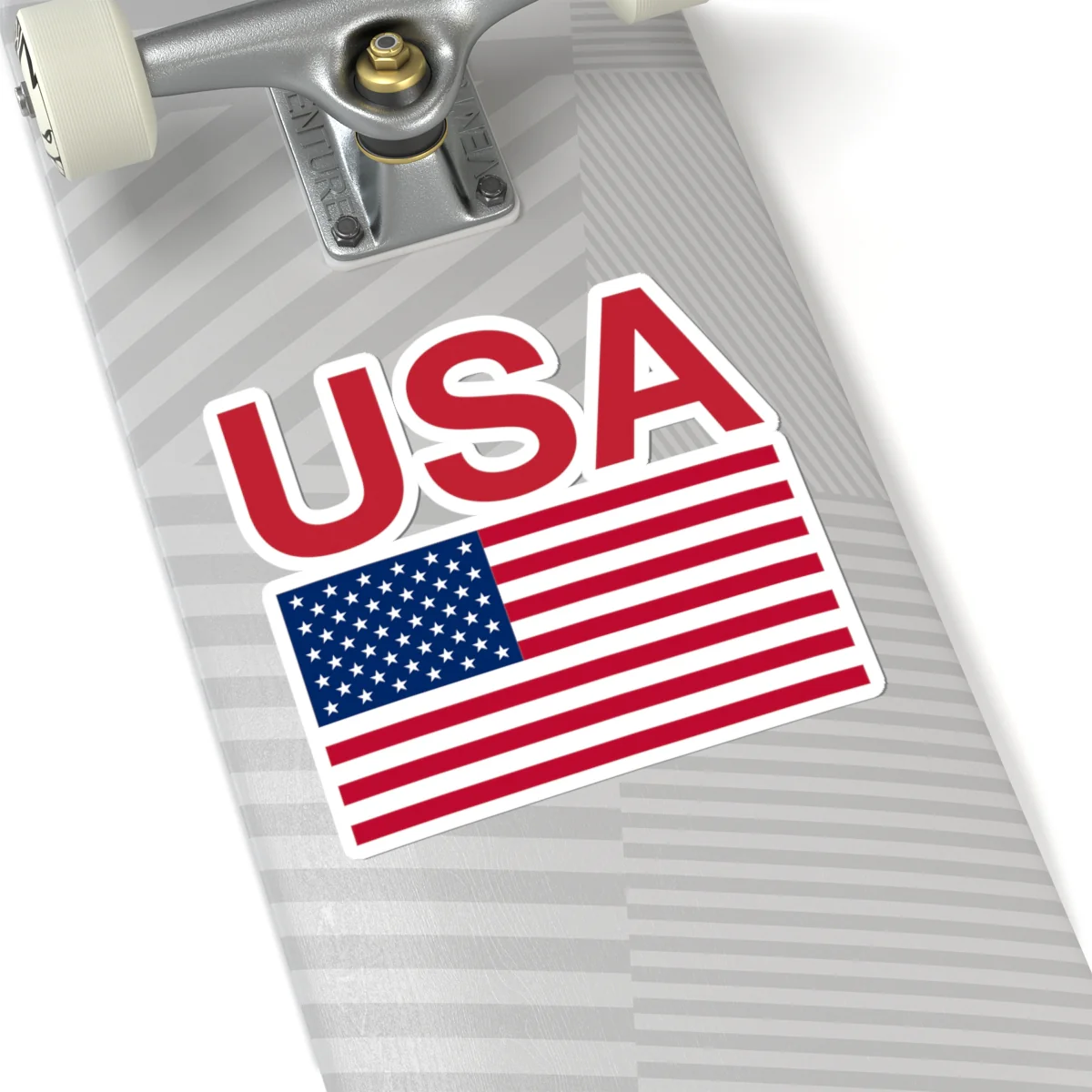 Red USA Flag Sticker - Image 9